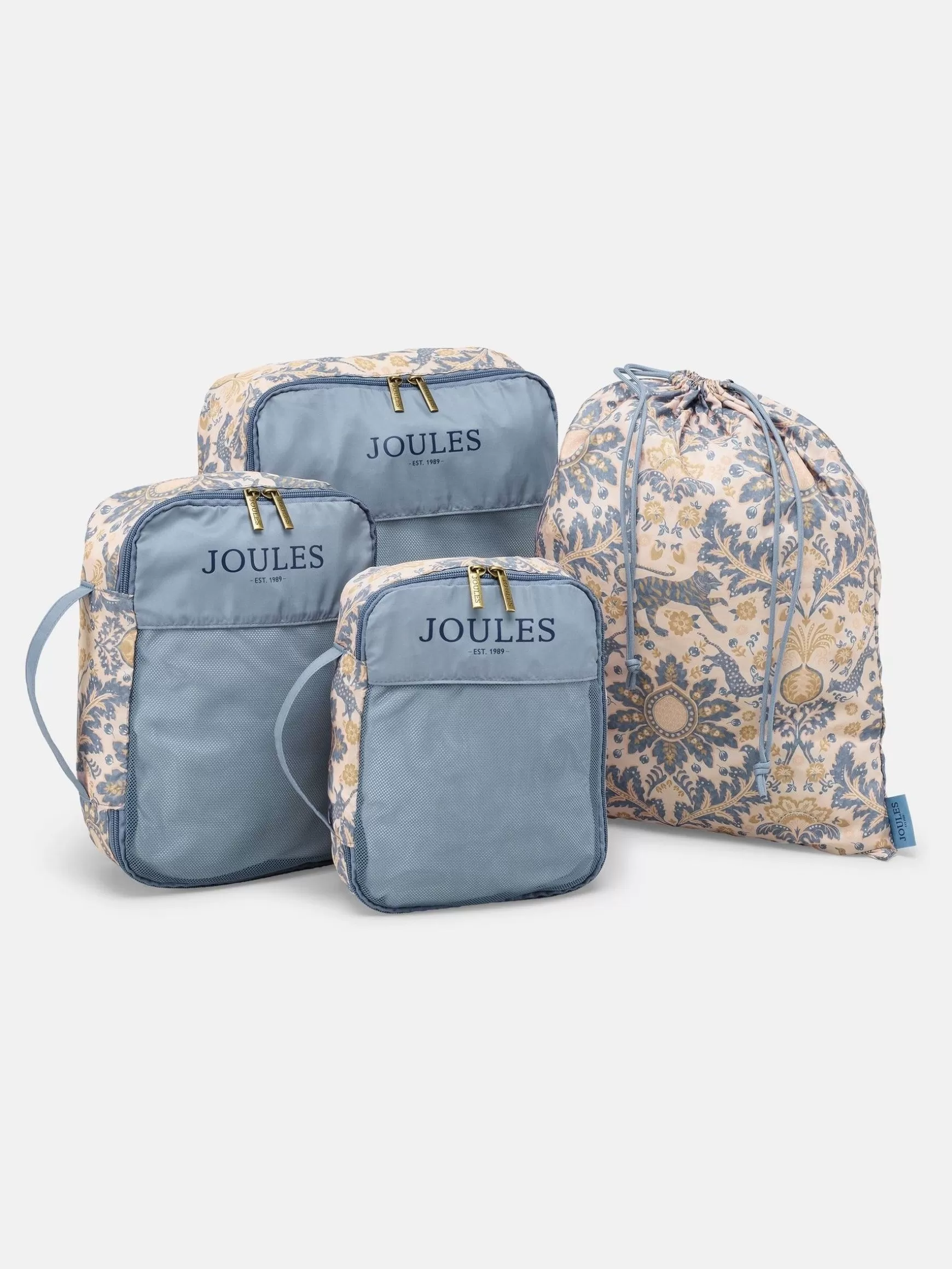 Damask Print Set of Four Packing Cubes^Joules Store