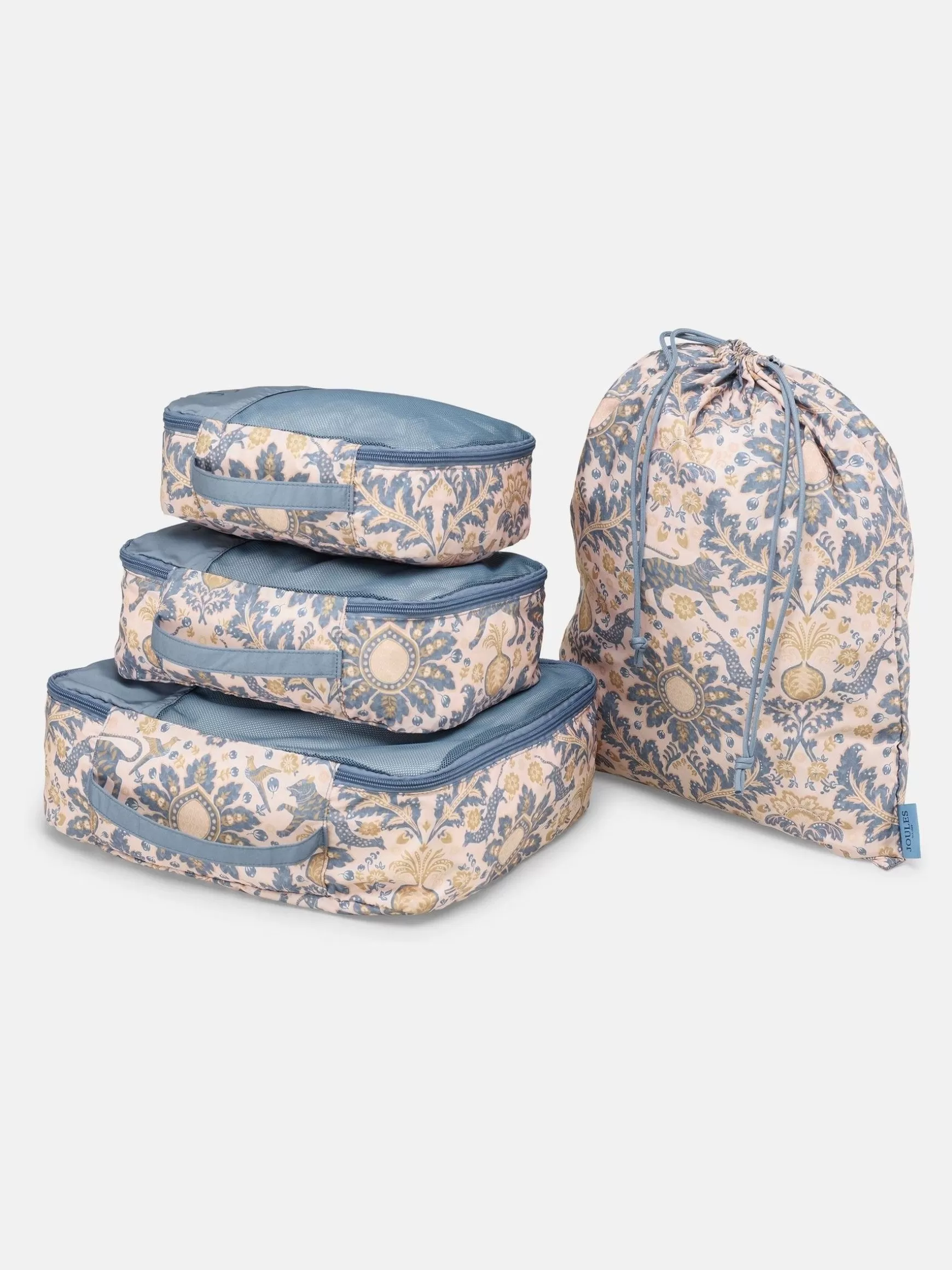 Damask Print Set of Four Packing Cubes^Joules Store