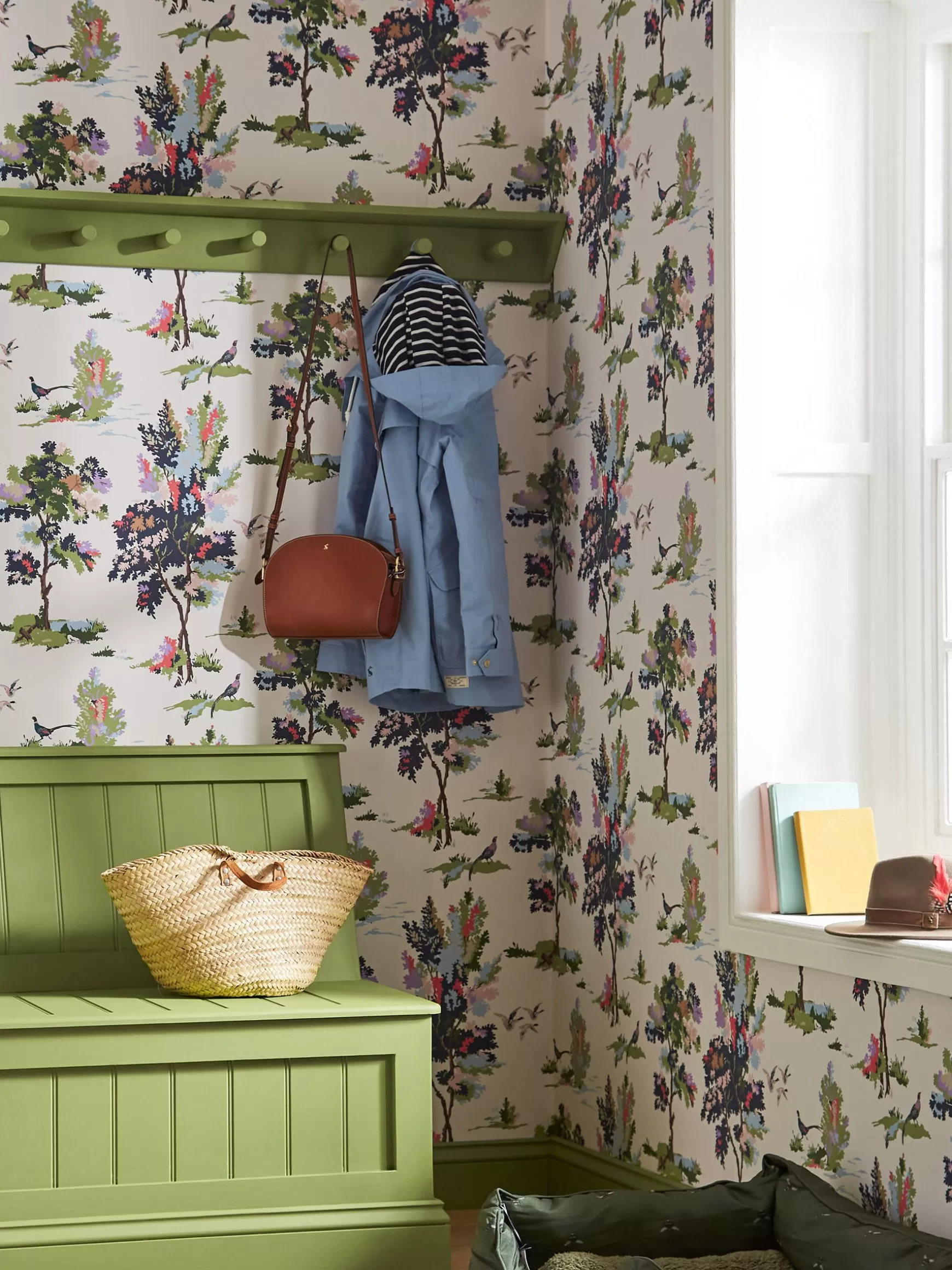 Dawn Grey Woodland Scene 10M Wallpaper^Joules Cheap
