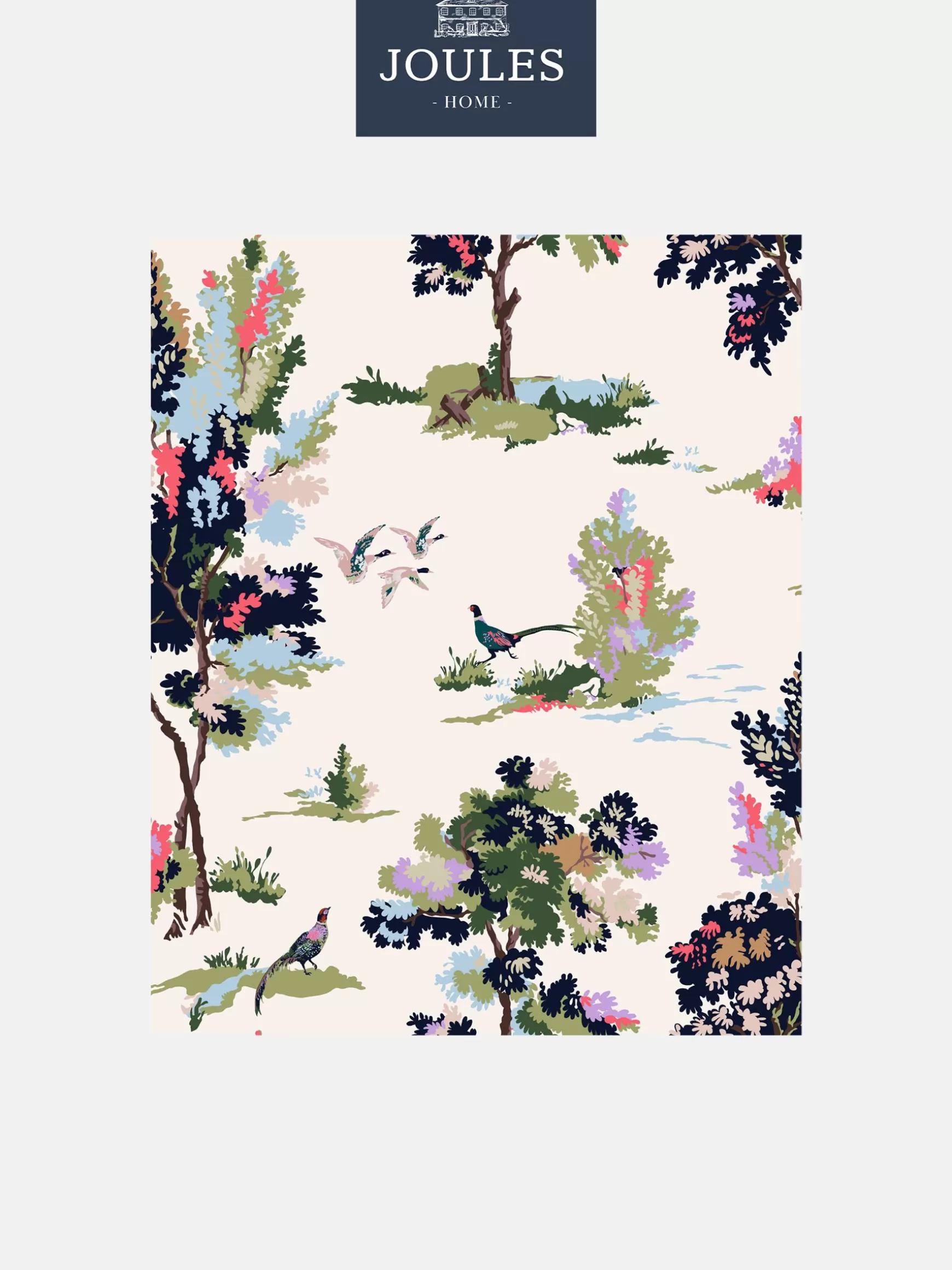 Dawn Grey Woodland Scene 10M Wallpaper^Joules Cheap