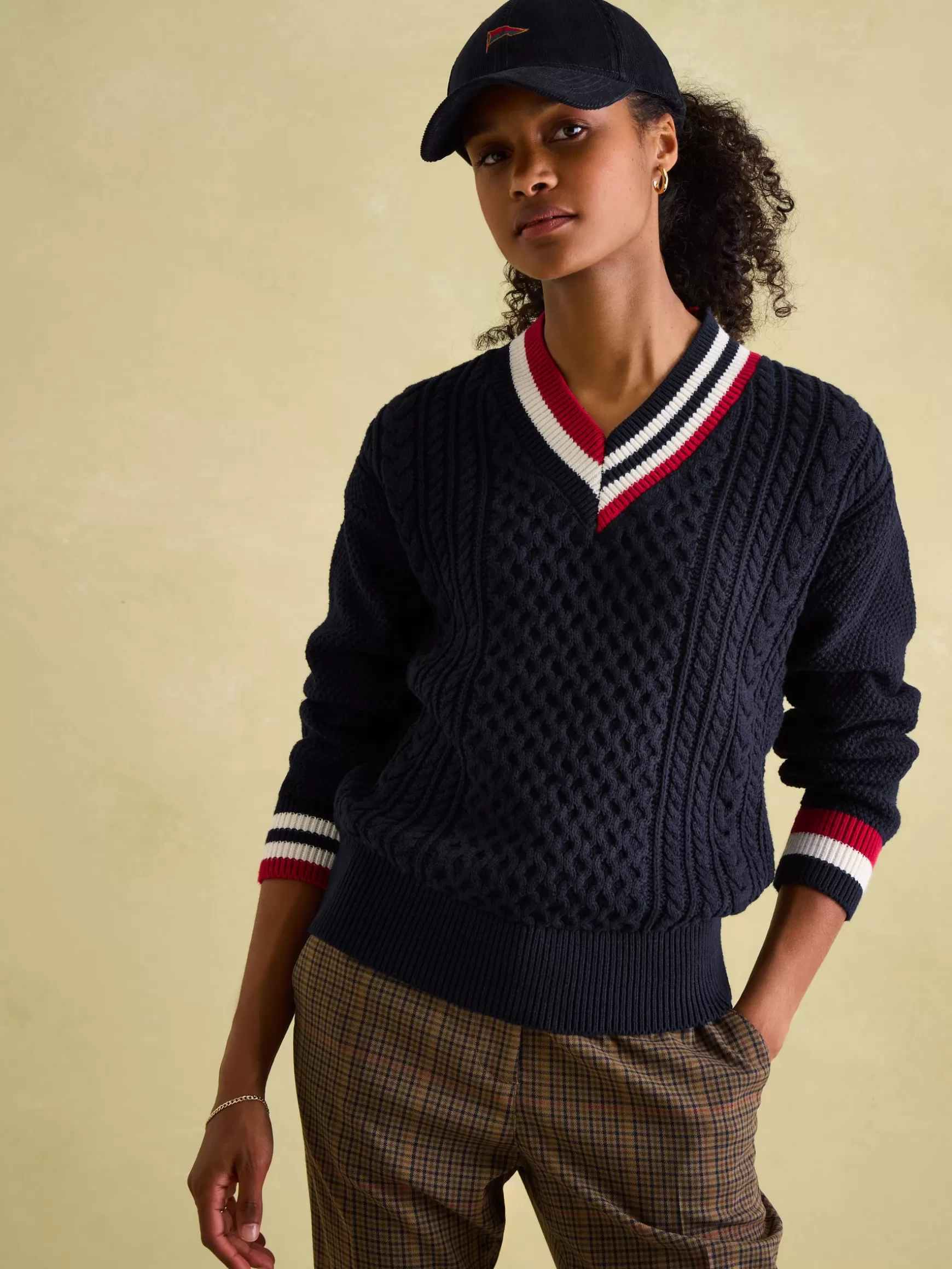 Dawson Cable Knit Cricket Jumper^Joules Flash Sale