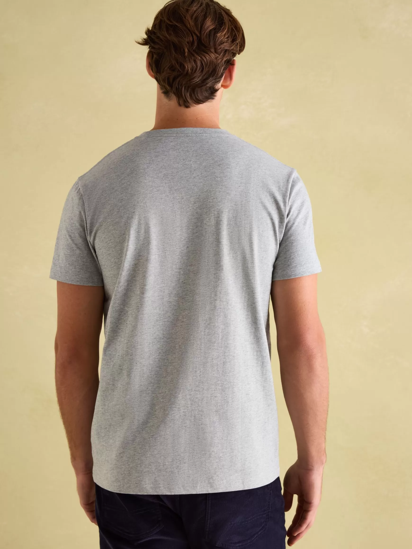 Denton Lightweight Jersey 100% Cotton Crew Neck T-Shirt^Joules New