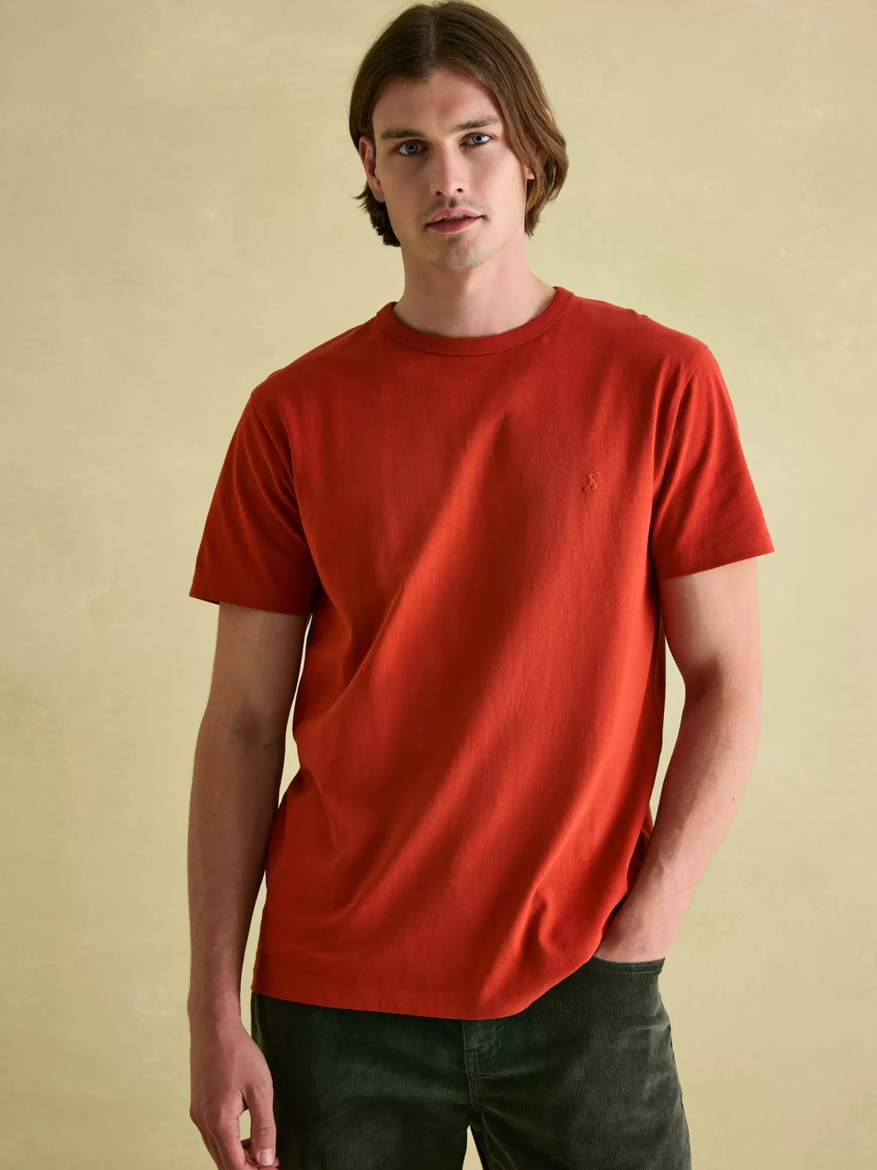 Denton Heavyweight Jersey 100% Cotton Crew Neck T-Shirt^Joules Cheap