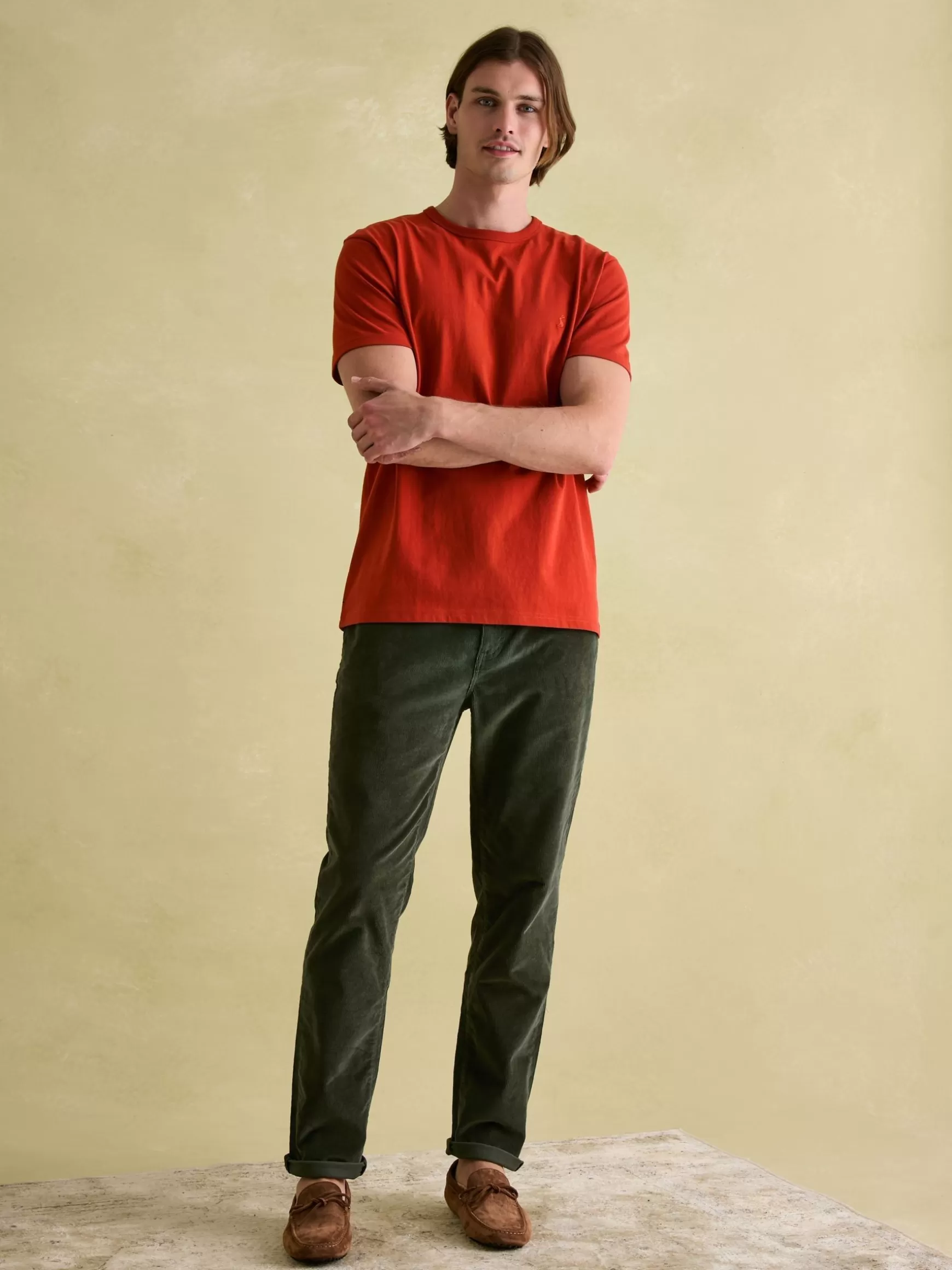Denton Heavyweight Jersey 100% Cotton Crew Neck T-Shirt^Joules Cheap