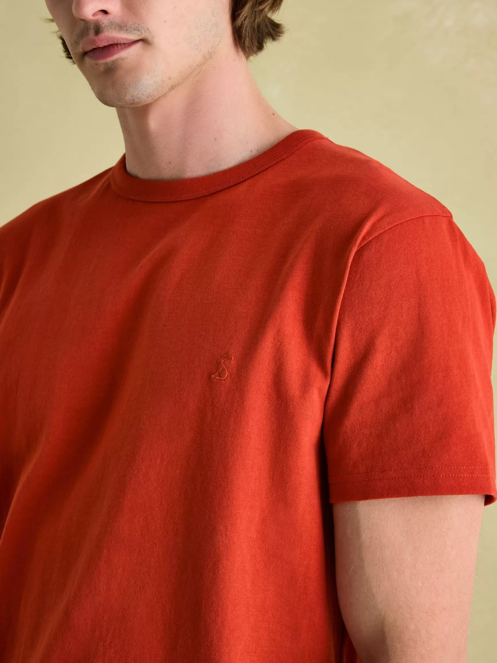 Denton Heavyweight Jersey 100% Cotton Crew Neck T-Shirt^Joules Cheap