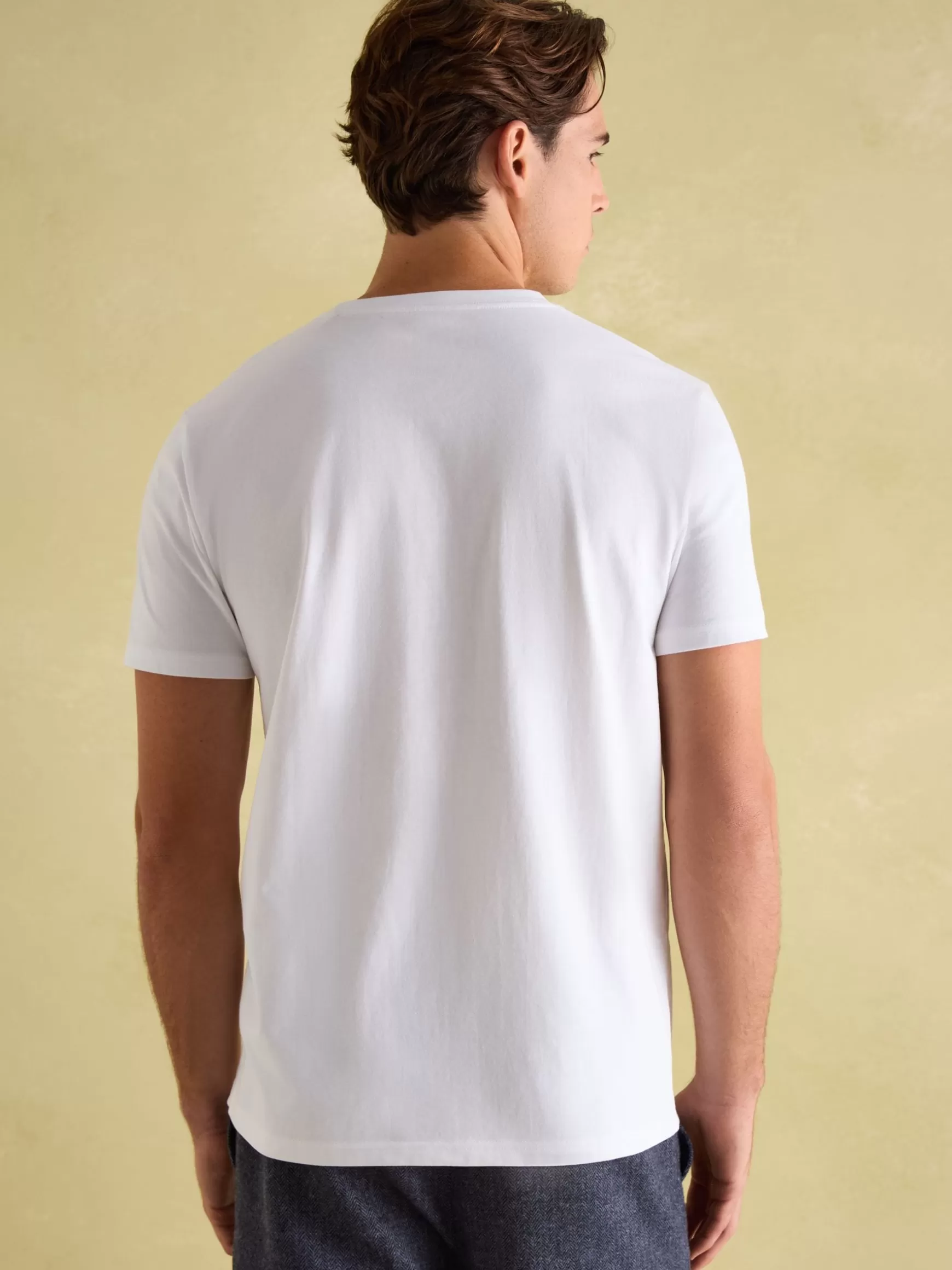 Denton Lightweight Jersey 100% Cotton Crew Neck T-Shirt^Joules Sale
