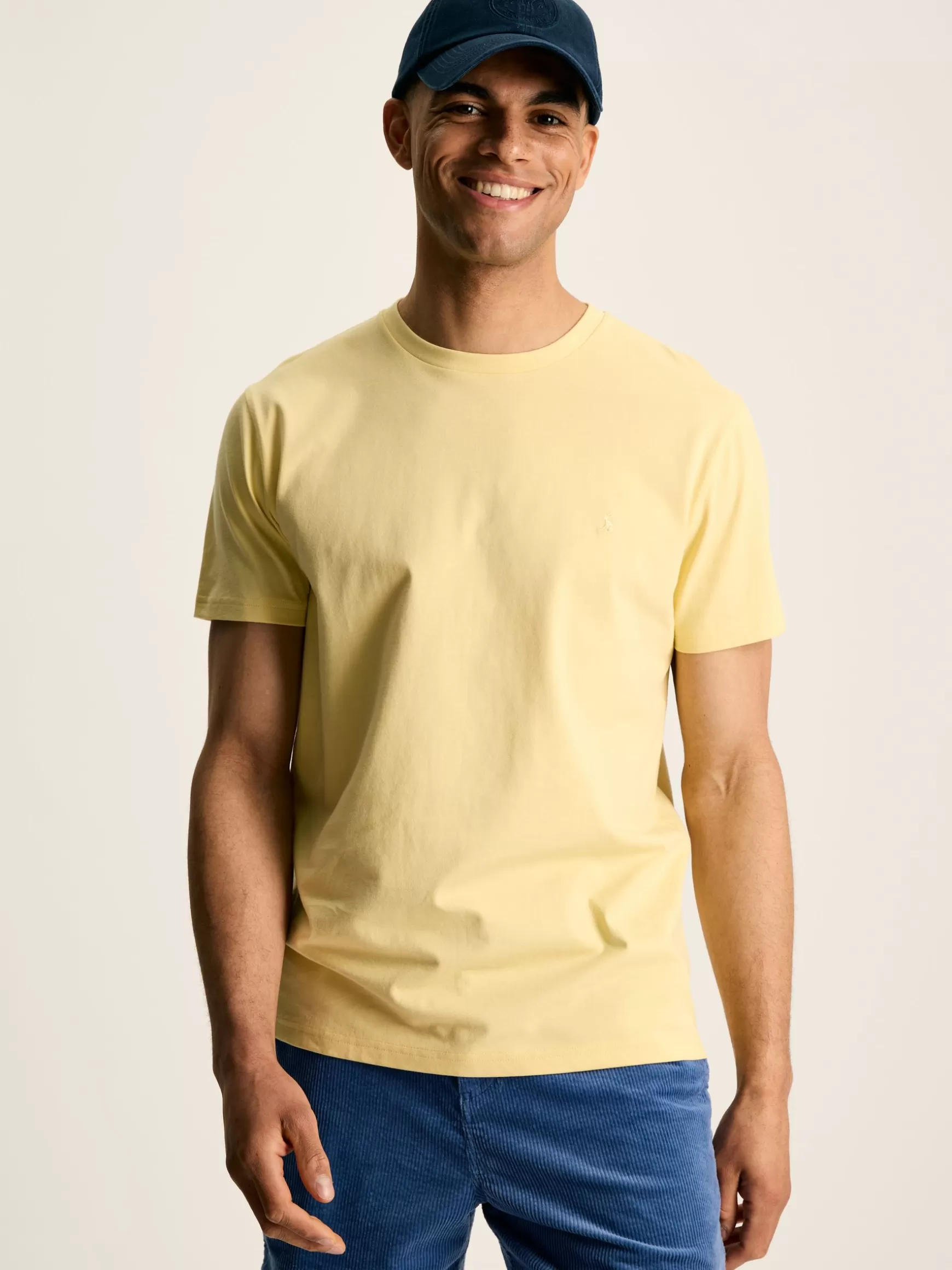 Denton Plain Jersey Crew Neck T-Shirt^Joules Store