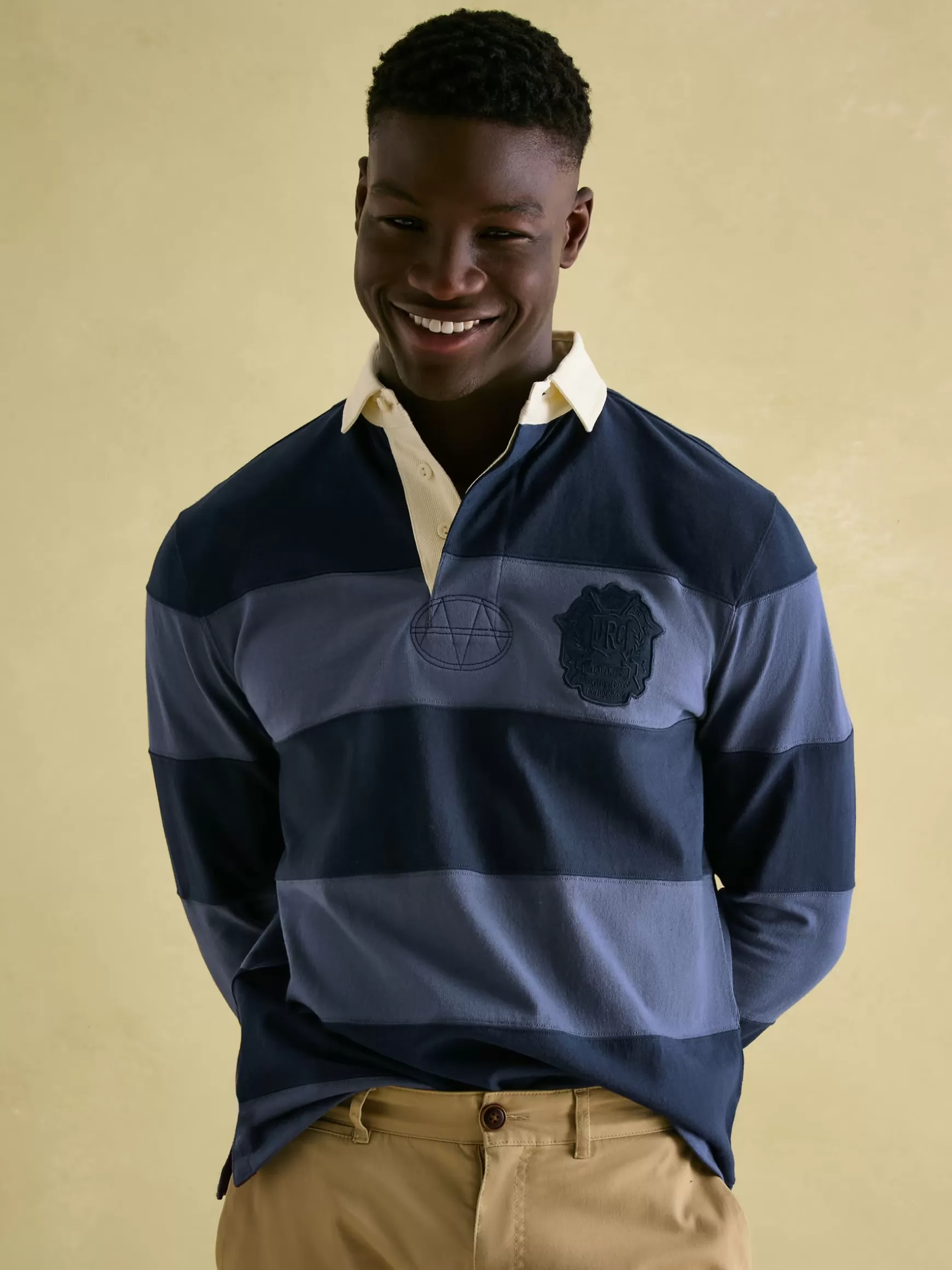 Edgeford Embellished Cut And Sew Rugby Shirt^Joules Sale