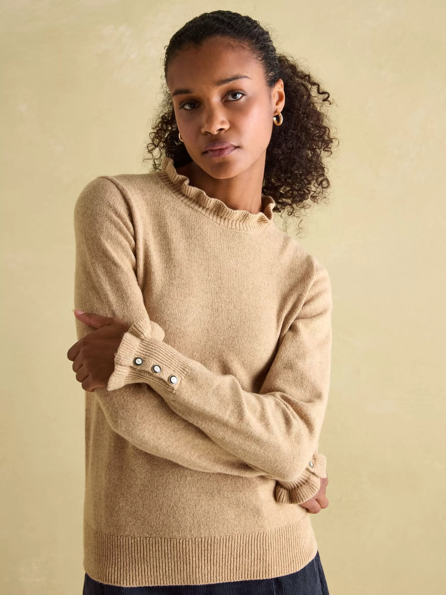 Edith Frill Neck Jumper^Joules New