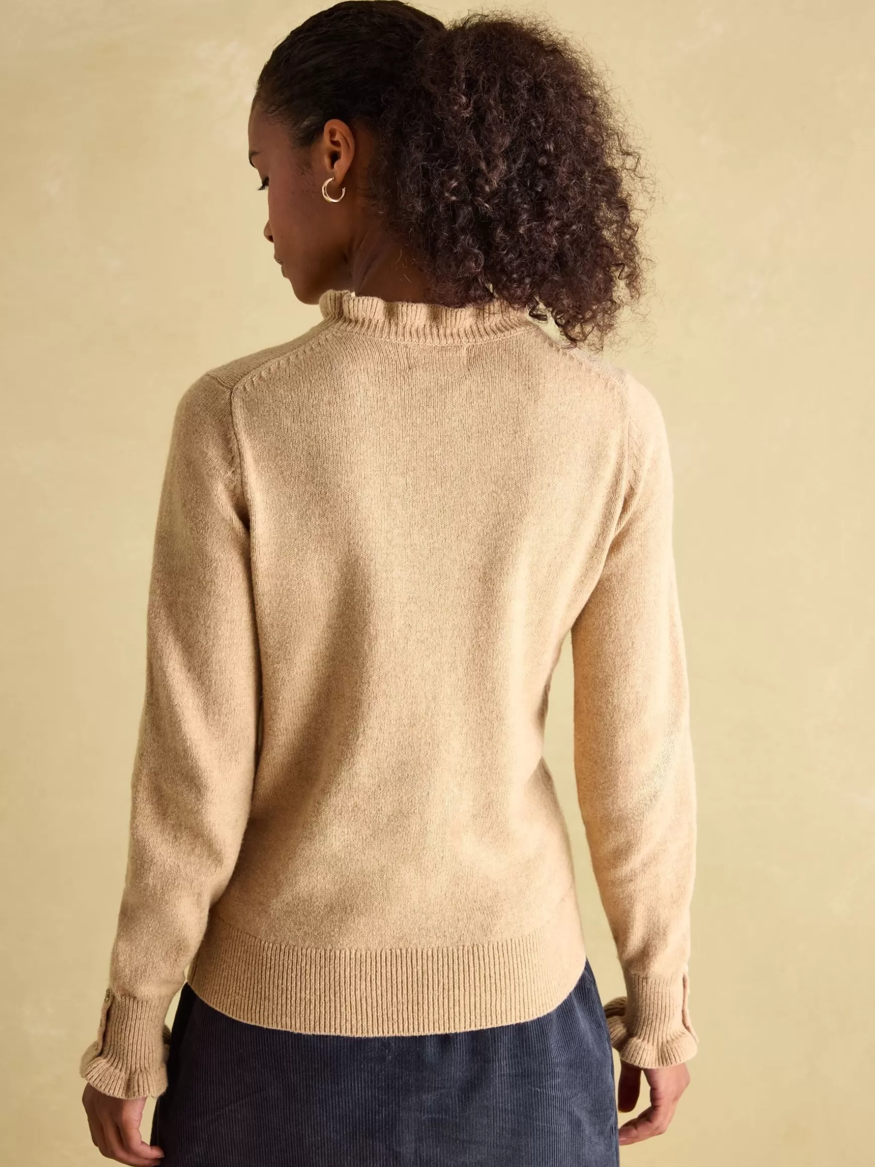 Edith Frill Neck Jumper^Joules New