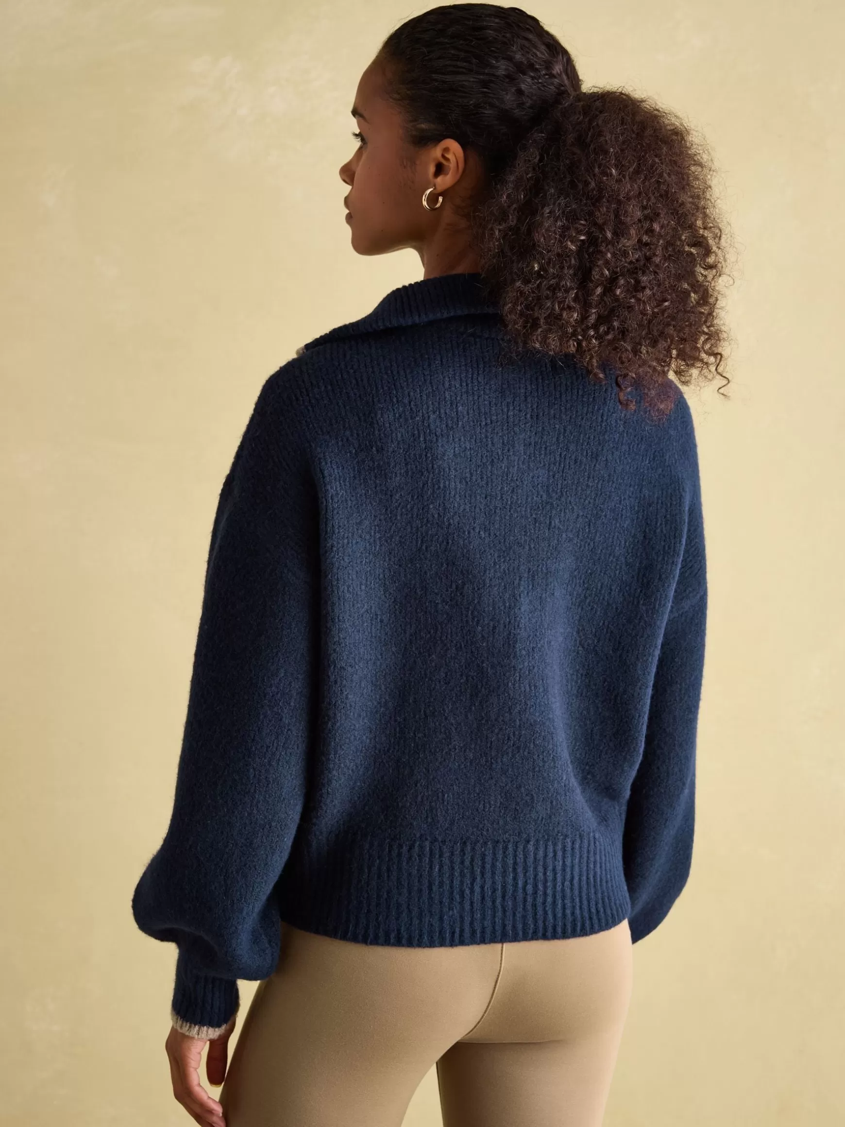 Elmore Knitted Quarter Zip Jumper^Joules Discount