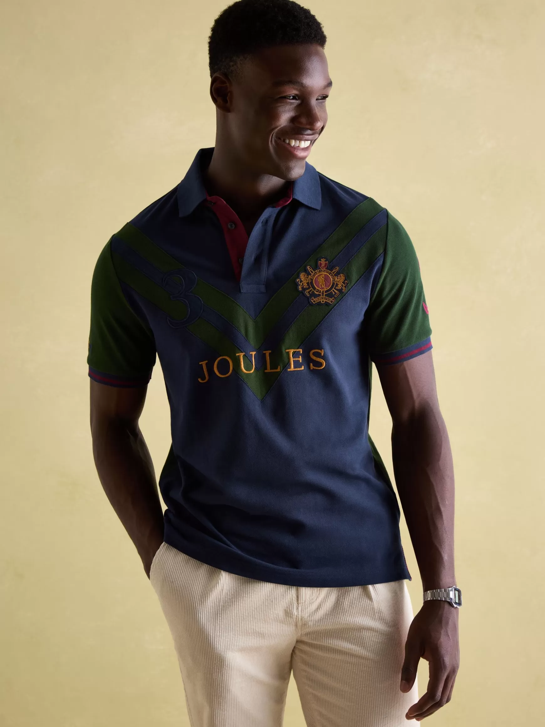 Embellished Classic Fit Polo Shirt^Joules Clearance