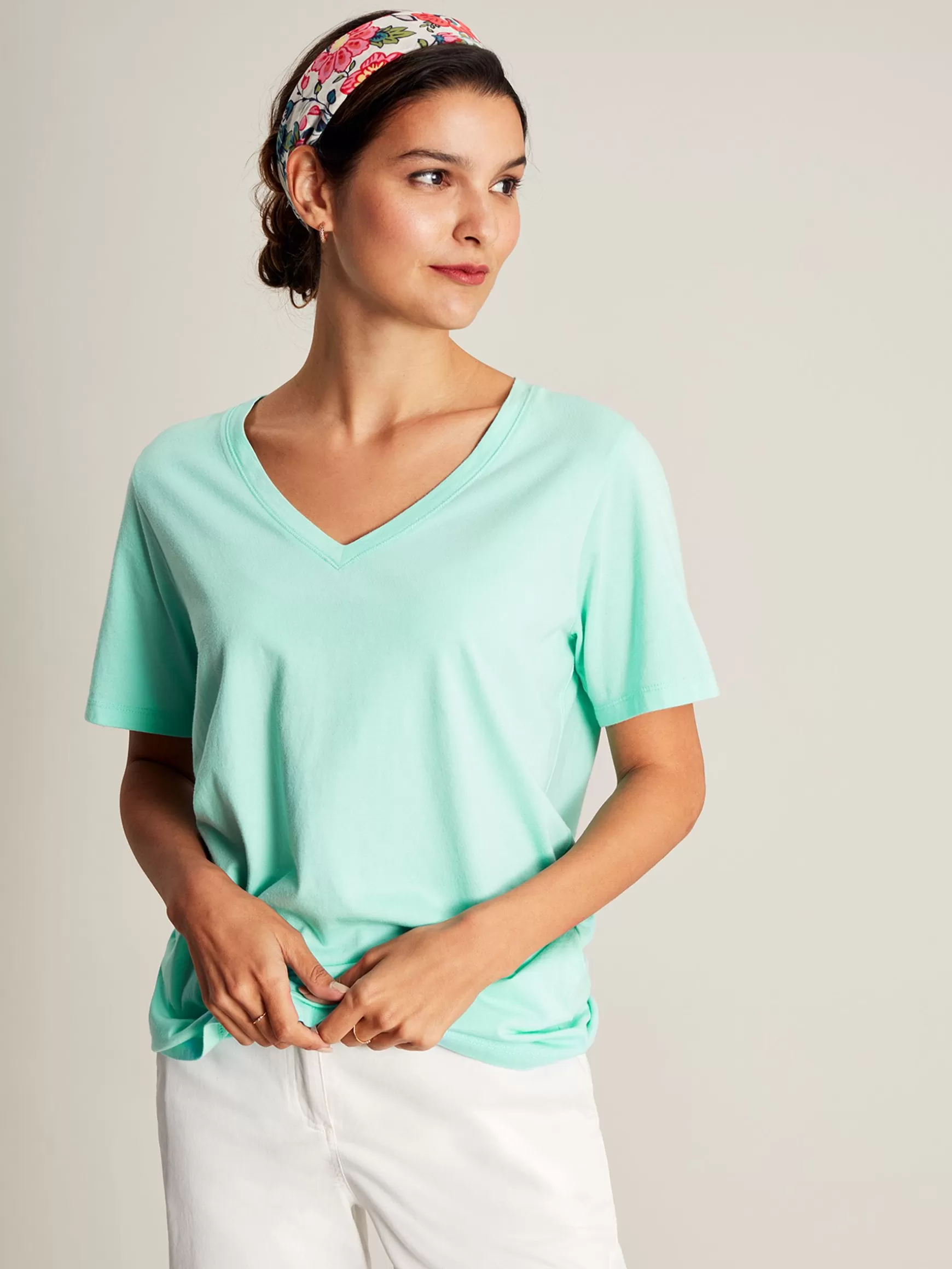 Emily V Neck T-shirt^Joules Shop