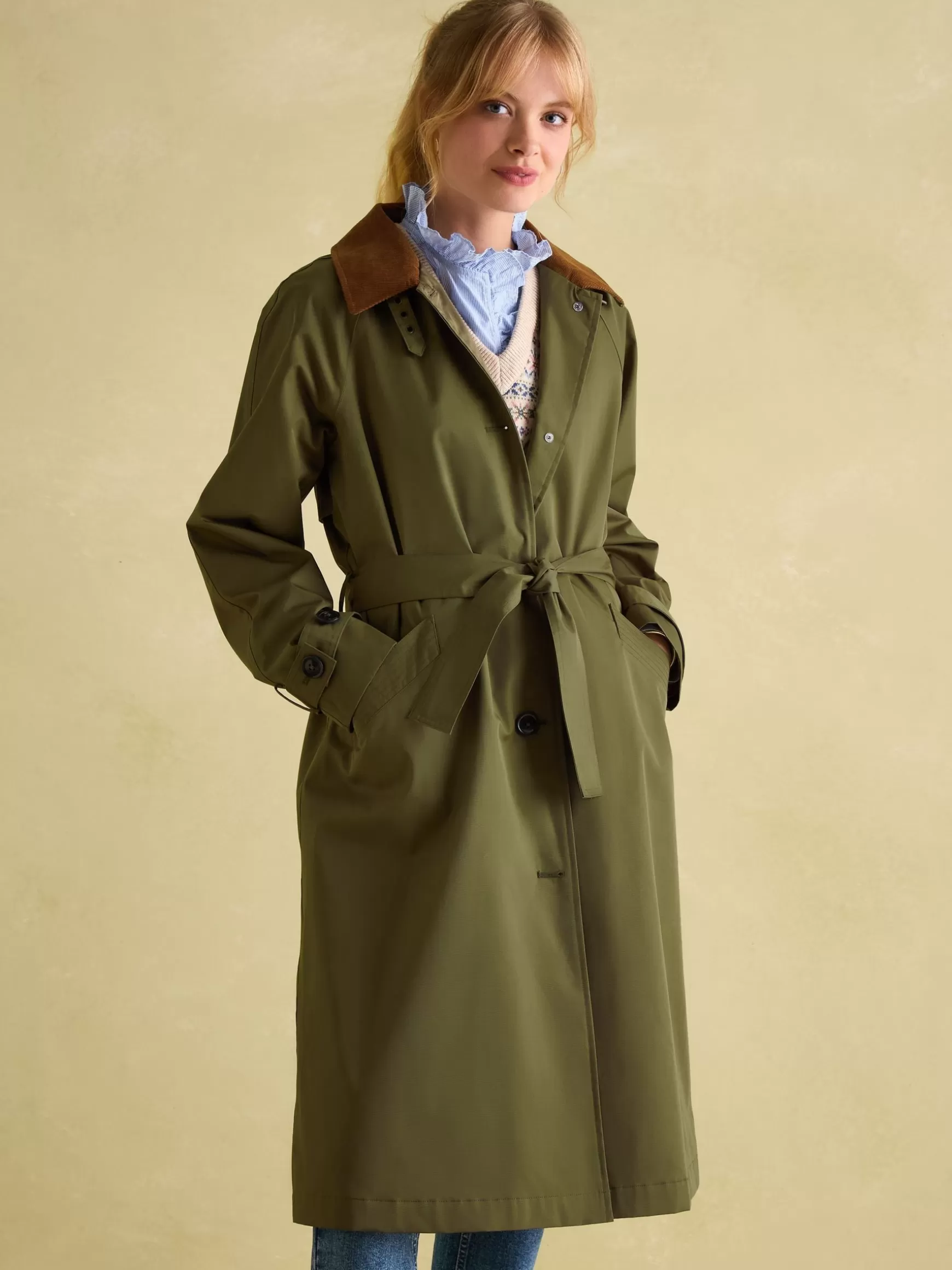 Epwell Waterproof Belted Trench Coat^Joules Best
