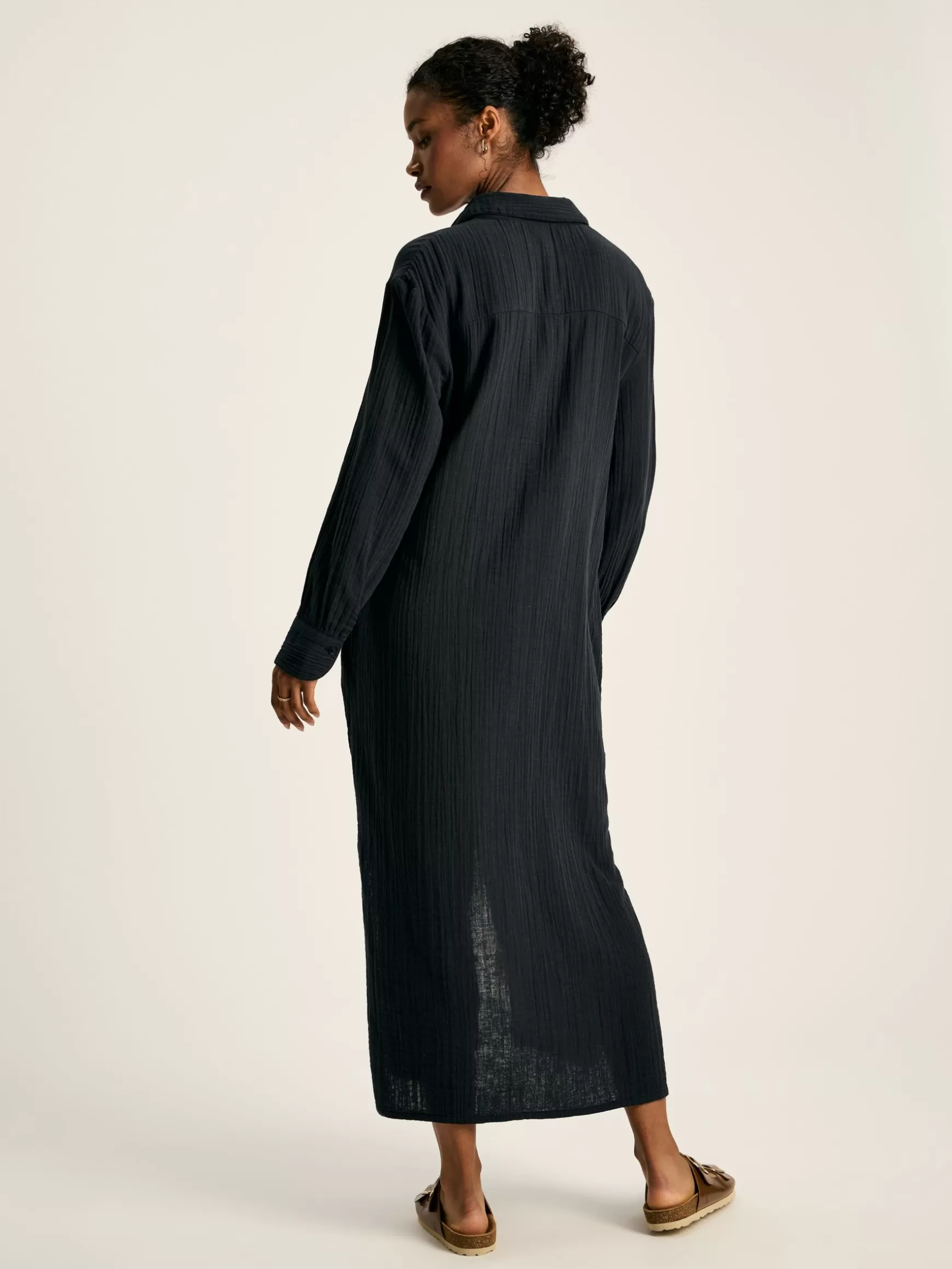 Erica Button Through Cotton Shirt Dress^Joules New