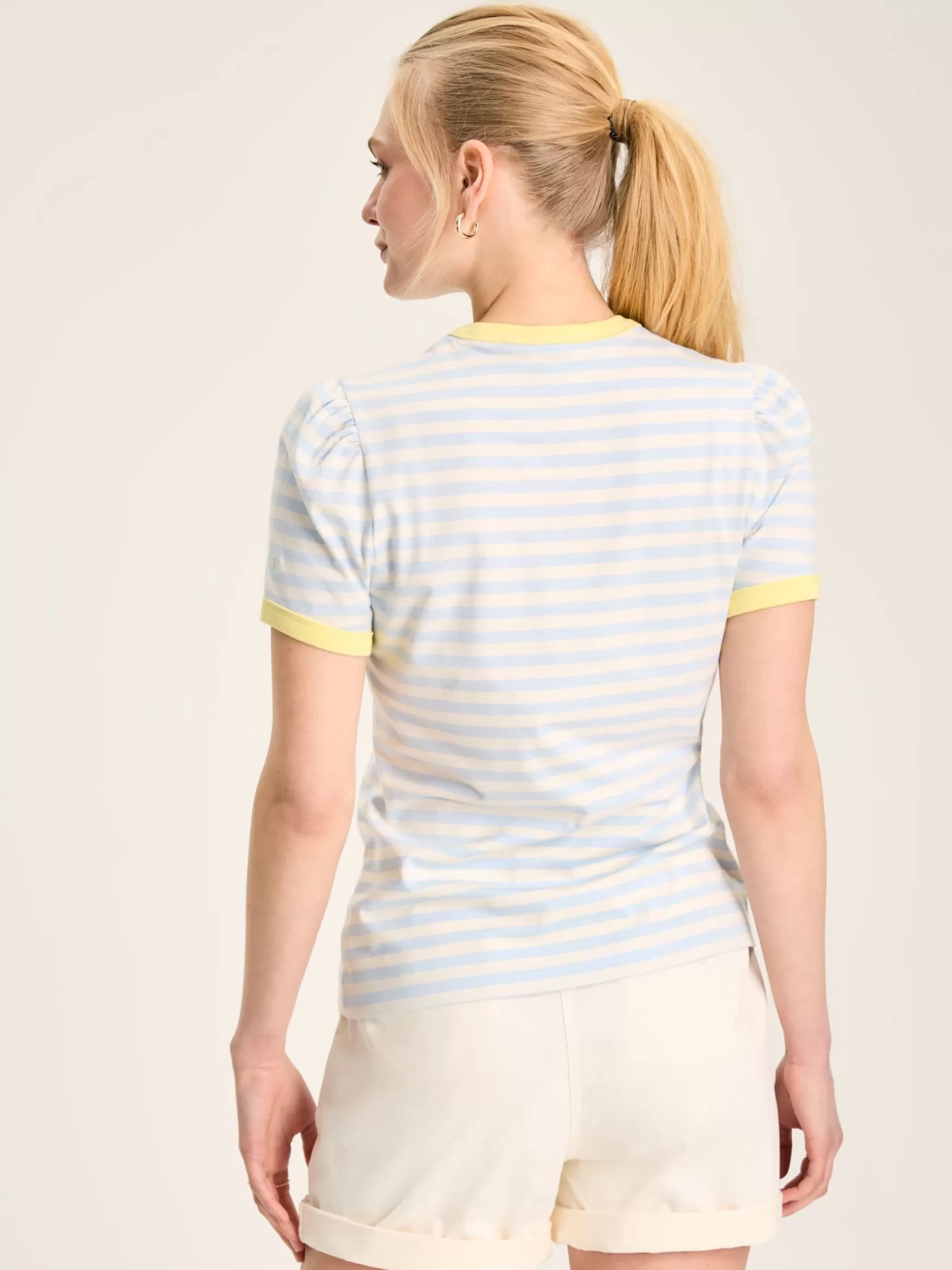 Erin Blue Stripe Short Sleeve T-Shirt^Joules Cheap