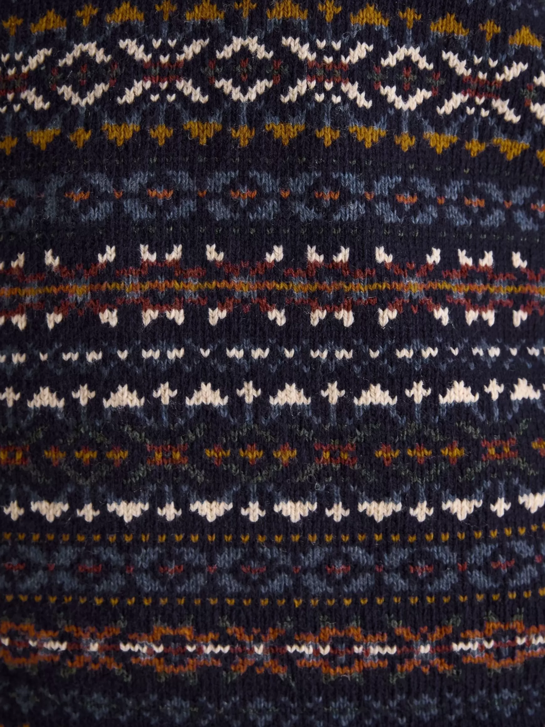 Fair Isle Crew Neck Jumper Contains Merino Wool^Joules Shop