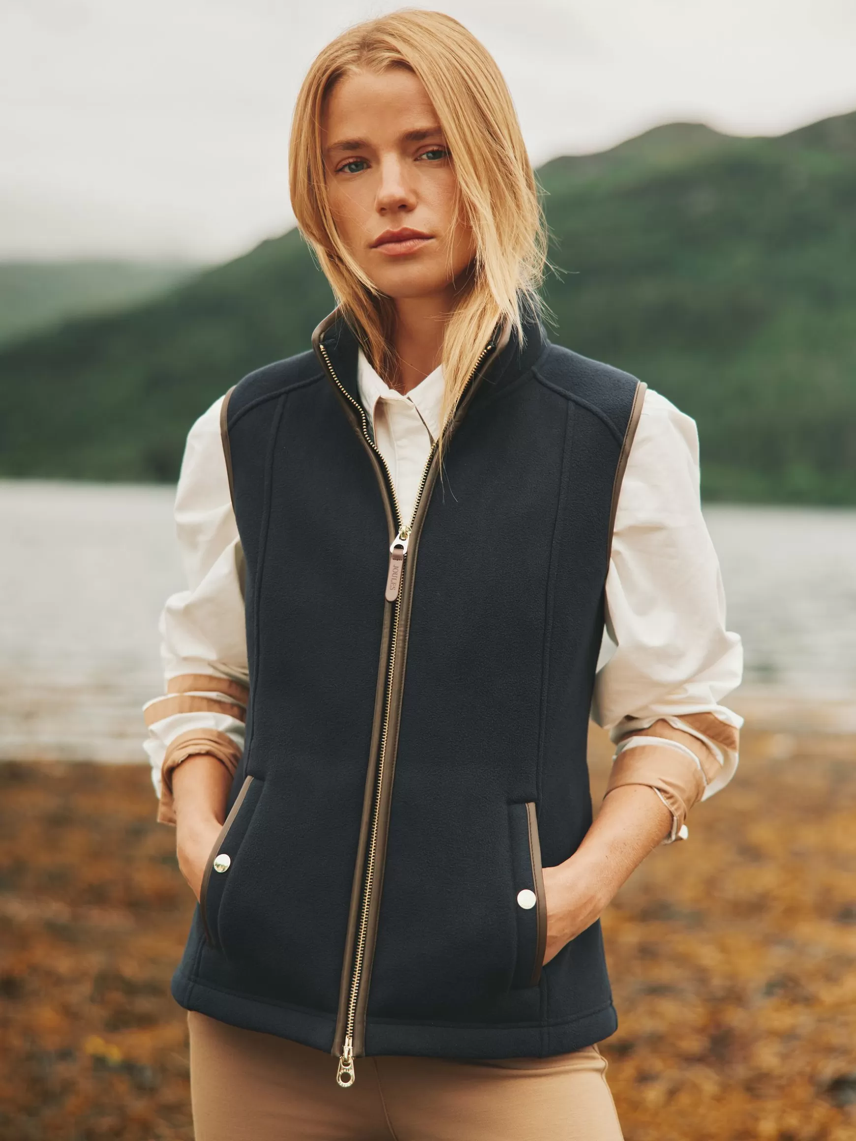 Fairbourne Fleece Gilet^Joules Flash Sale