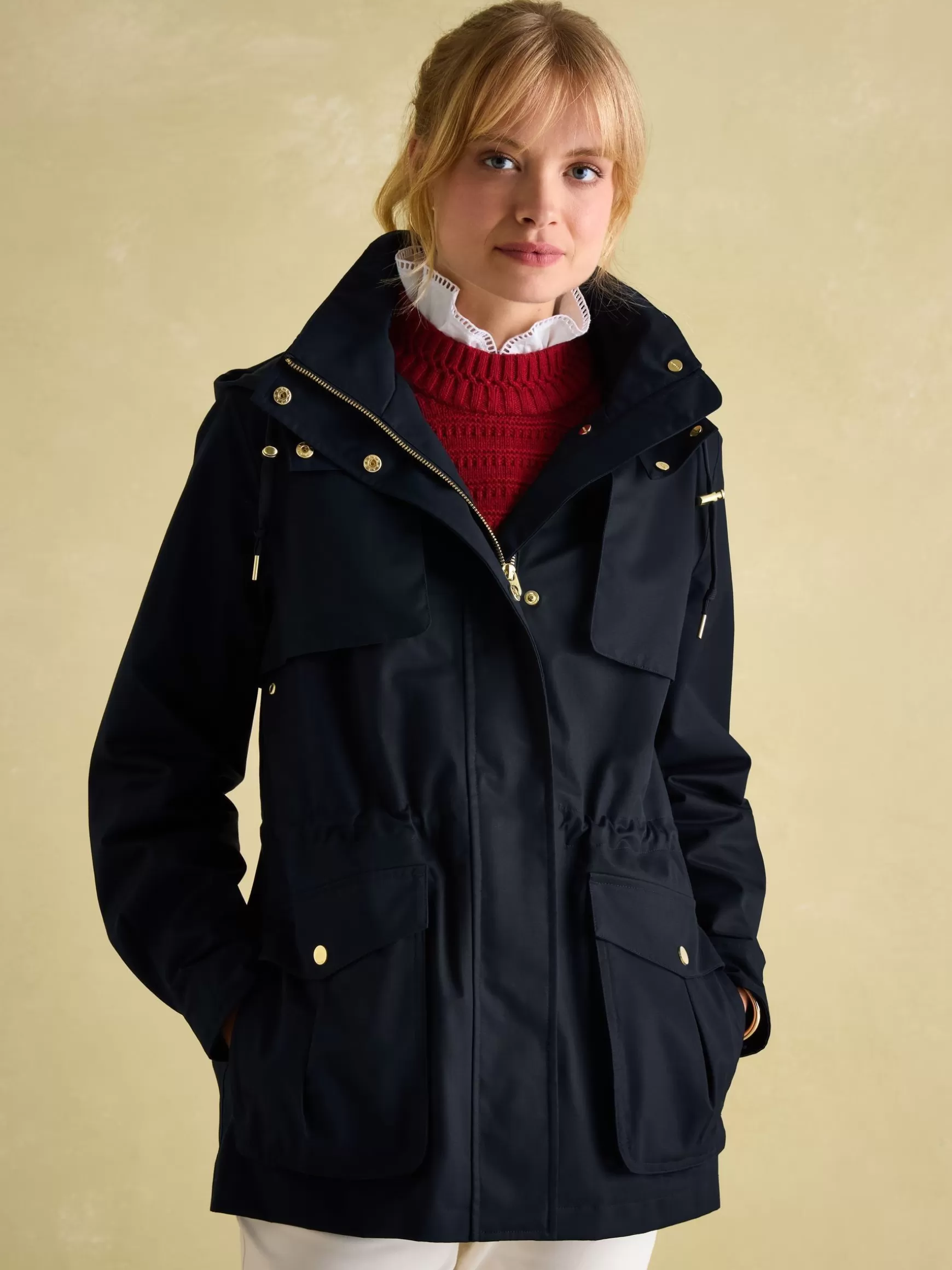 Fairford Waterproof Raincoat with Hood^Joules Discount