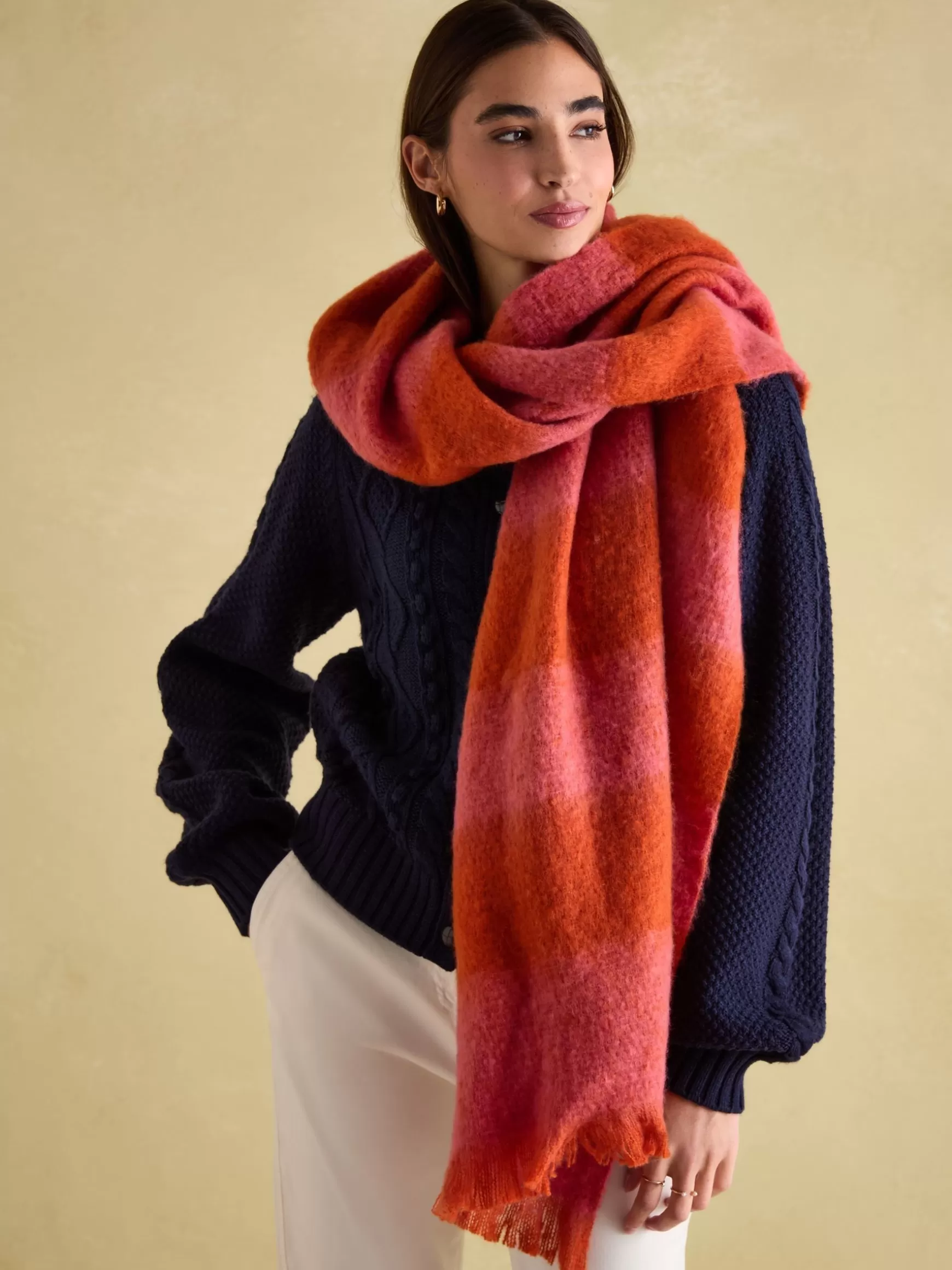 Fenella Oversized Blanket Scarf^Joules Best