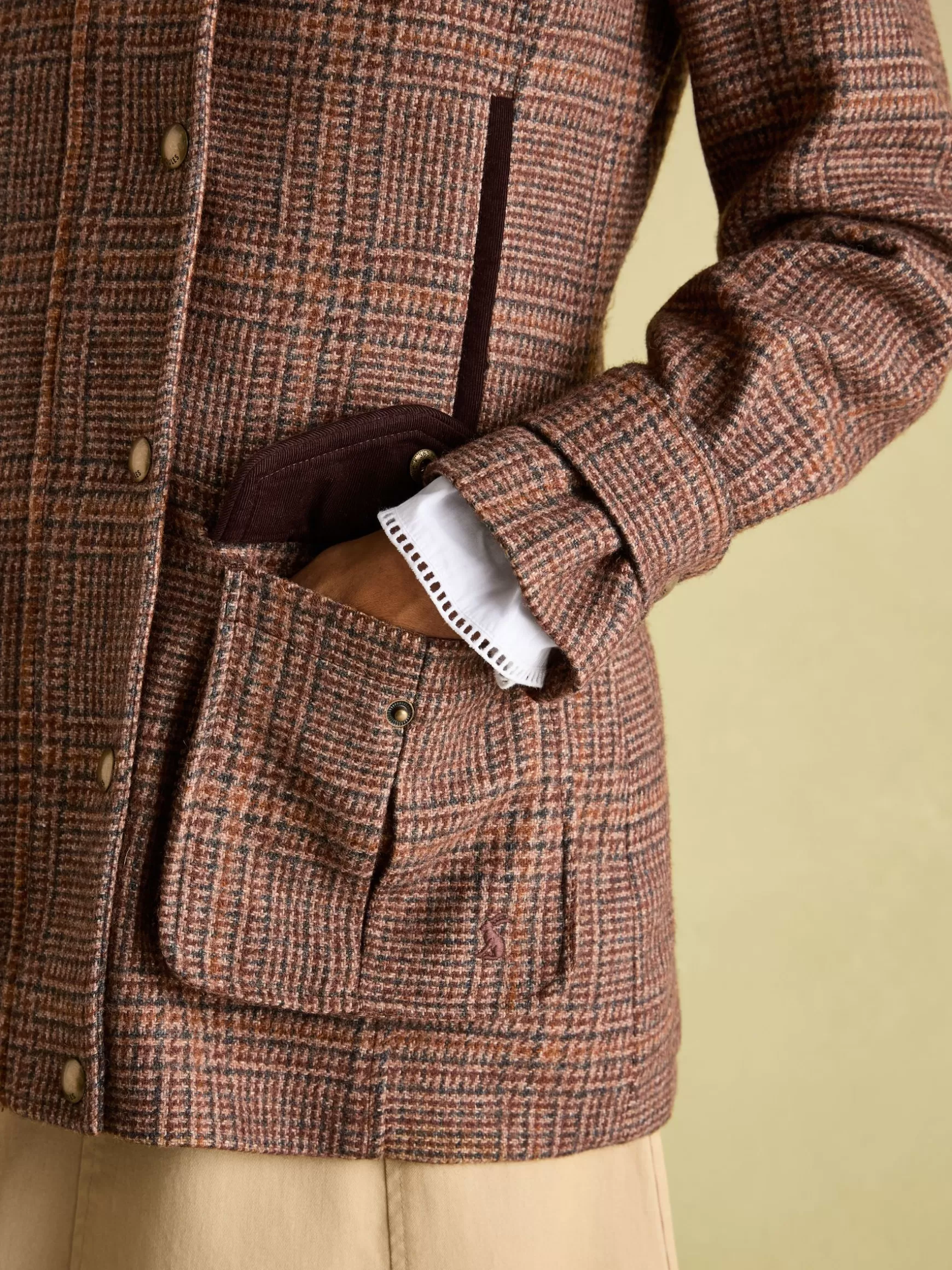 Fieldcoat Luxe Fieldcoat Luxe 3-in-1 Tweed Coat with Removable Quilted Gilet^Joules Shop