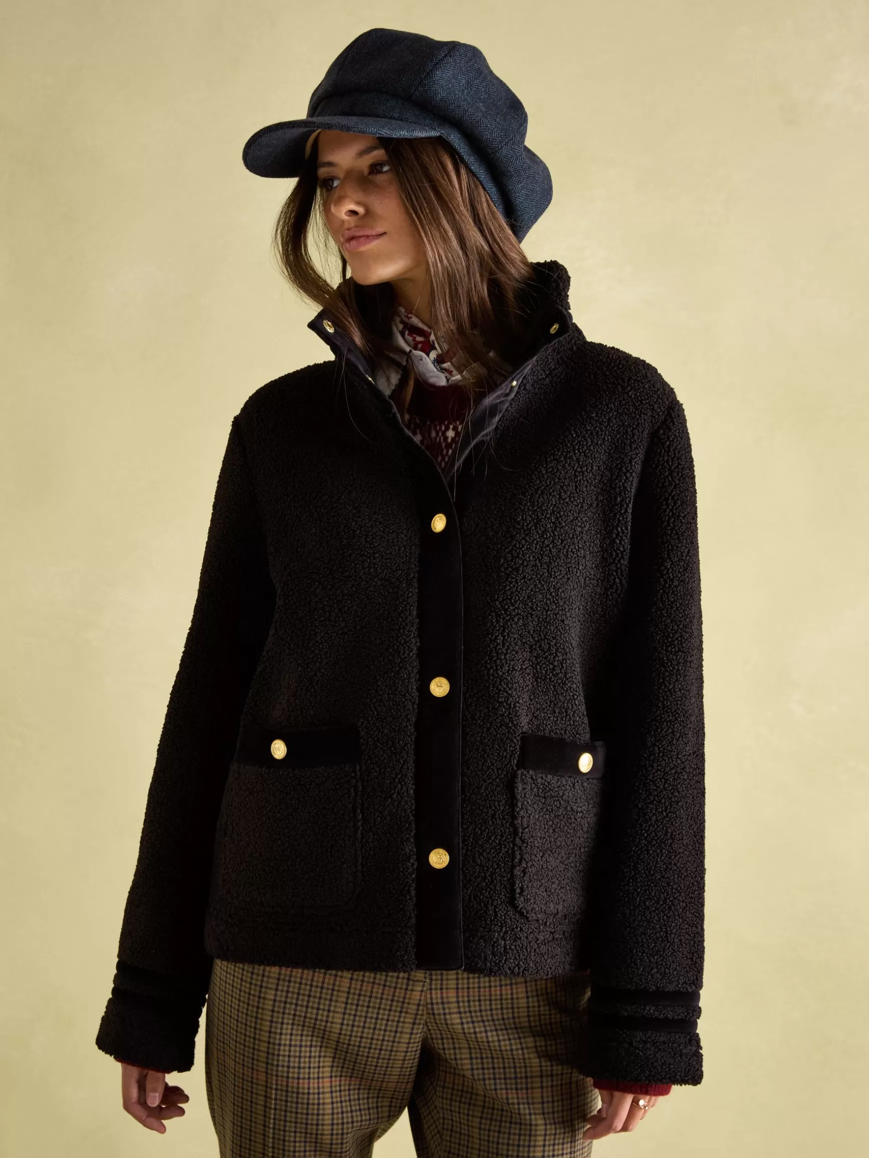 Fleur Fleece Jacket^Joules Fashion