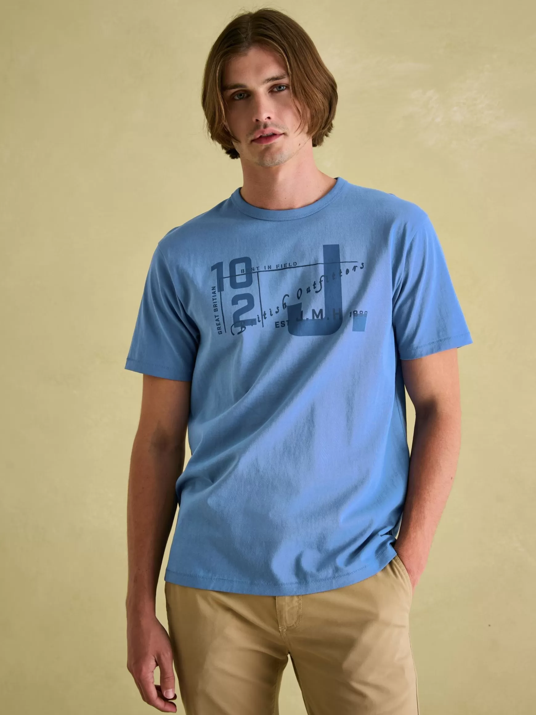 Flynn Jersey Crew Neck T-Shirt^Joules Cheap