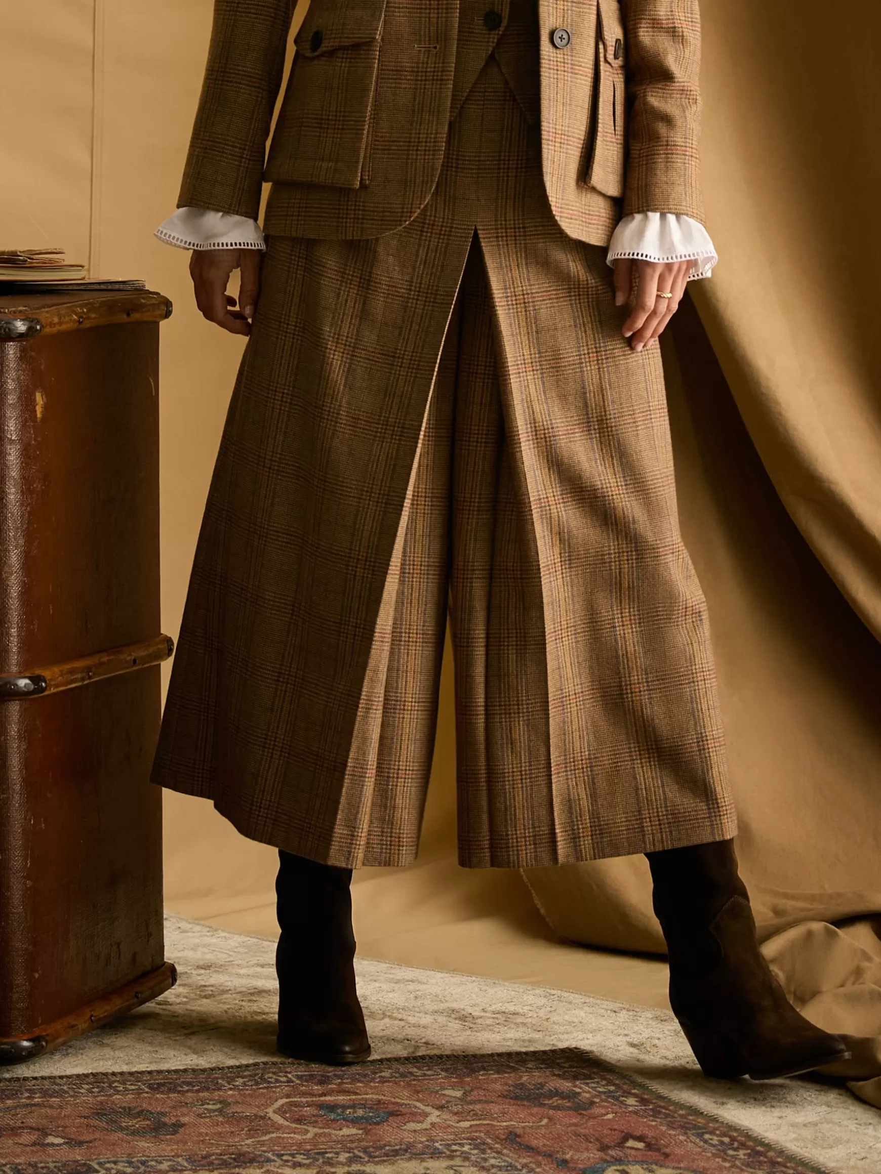 Foxley Tweed Culottes^Joules New