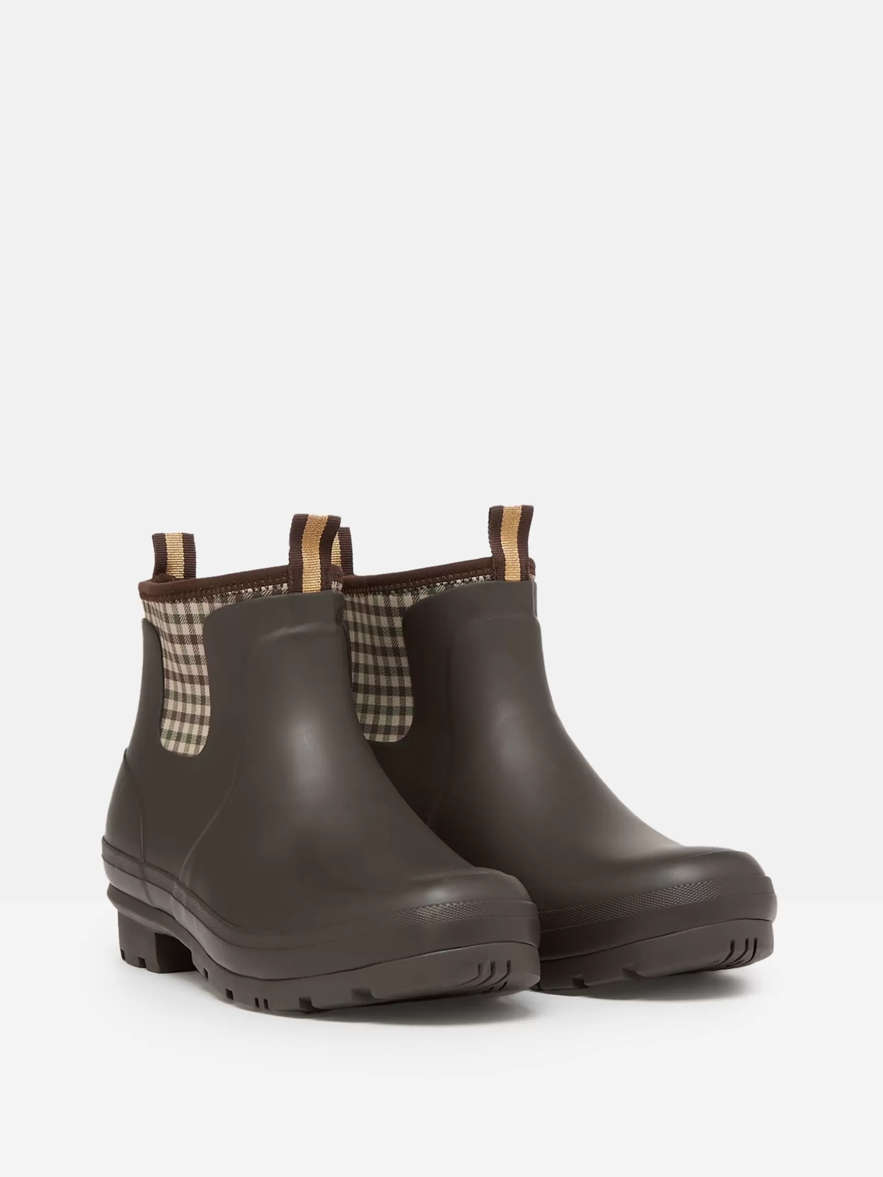 Foxton Chocolate Brown Neoprene Lined Ankle Wellies^Joules Clearance