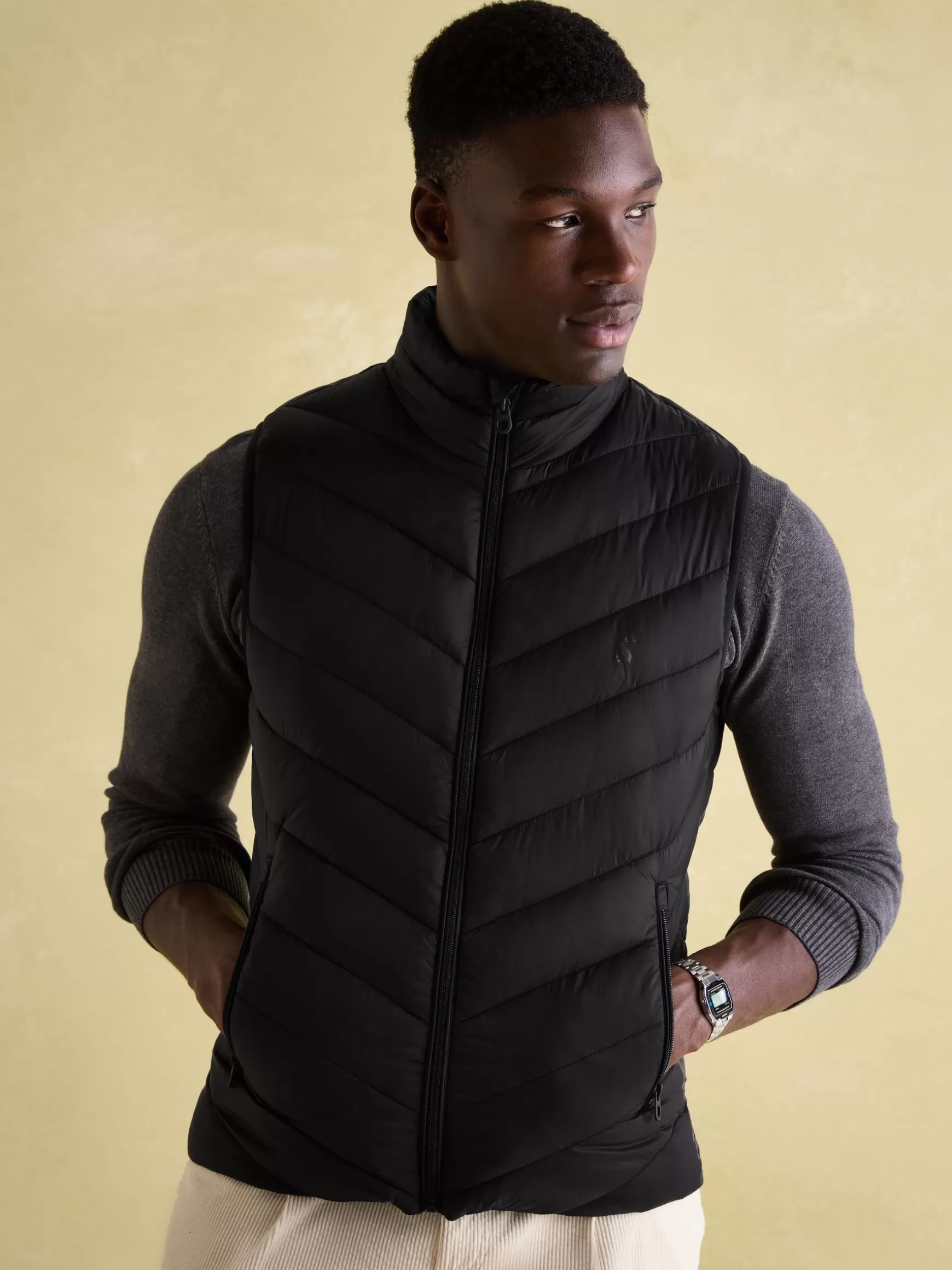 Garrett Showerproof Padded Gilet^Joules New