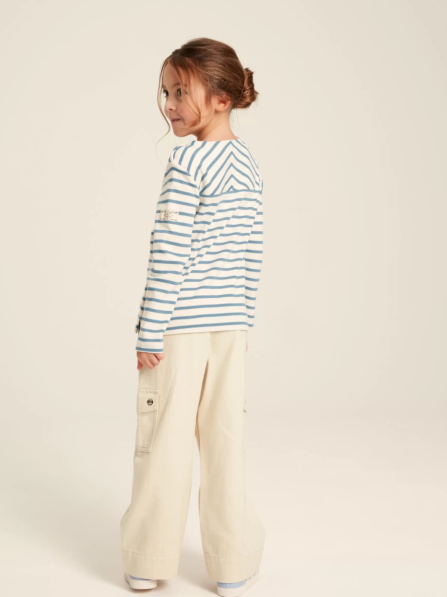 Georgia Beige Cargo Wide Leg Trousers^Joules Best Sale
