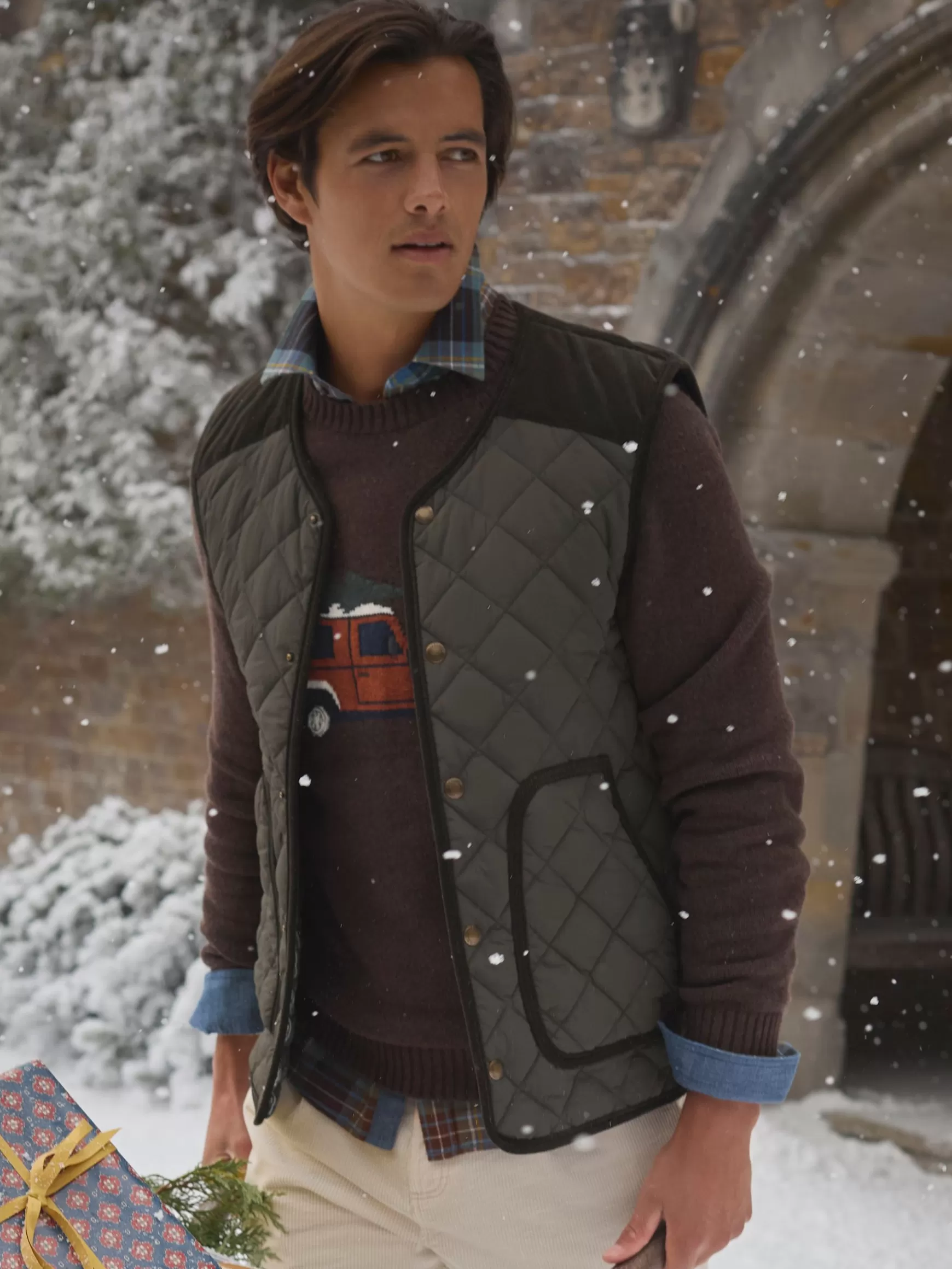 Gibson Quilted Lightweight Gilet^Joules Shop