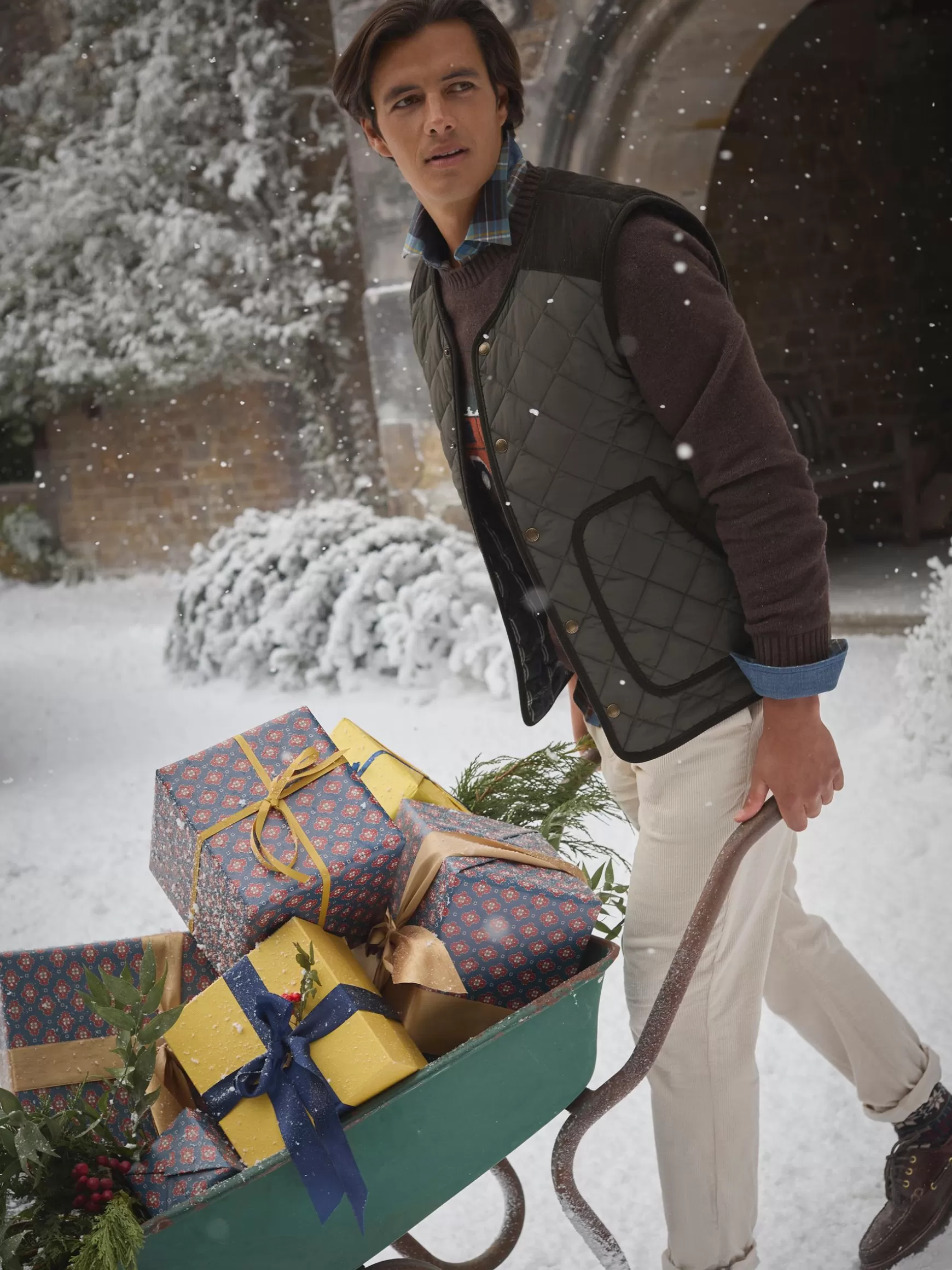 Gibson Quilted Lightweight Gilet^Joules Shop