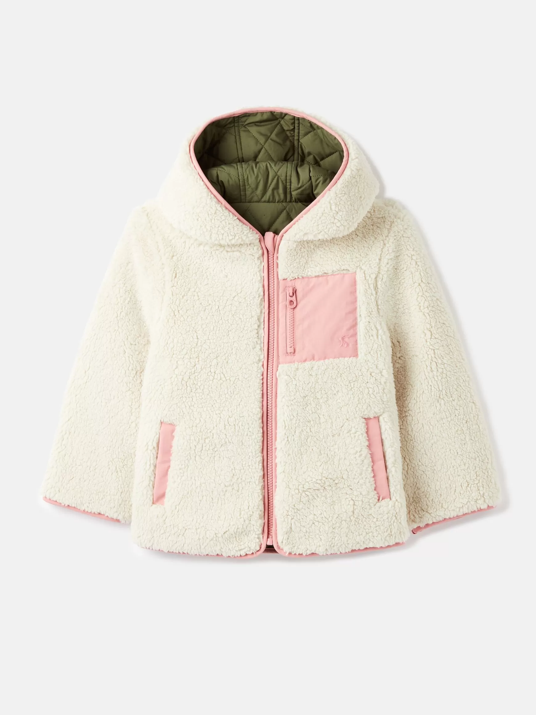 Girls' Kali Fleece Lined Reversible Quilted Jacket^Joules Best
