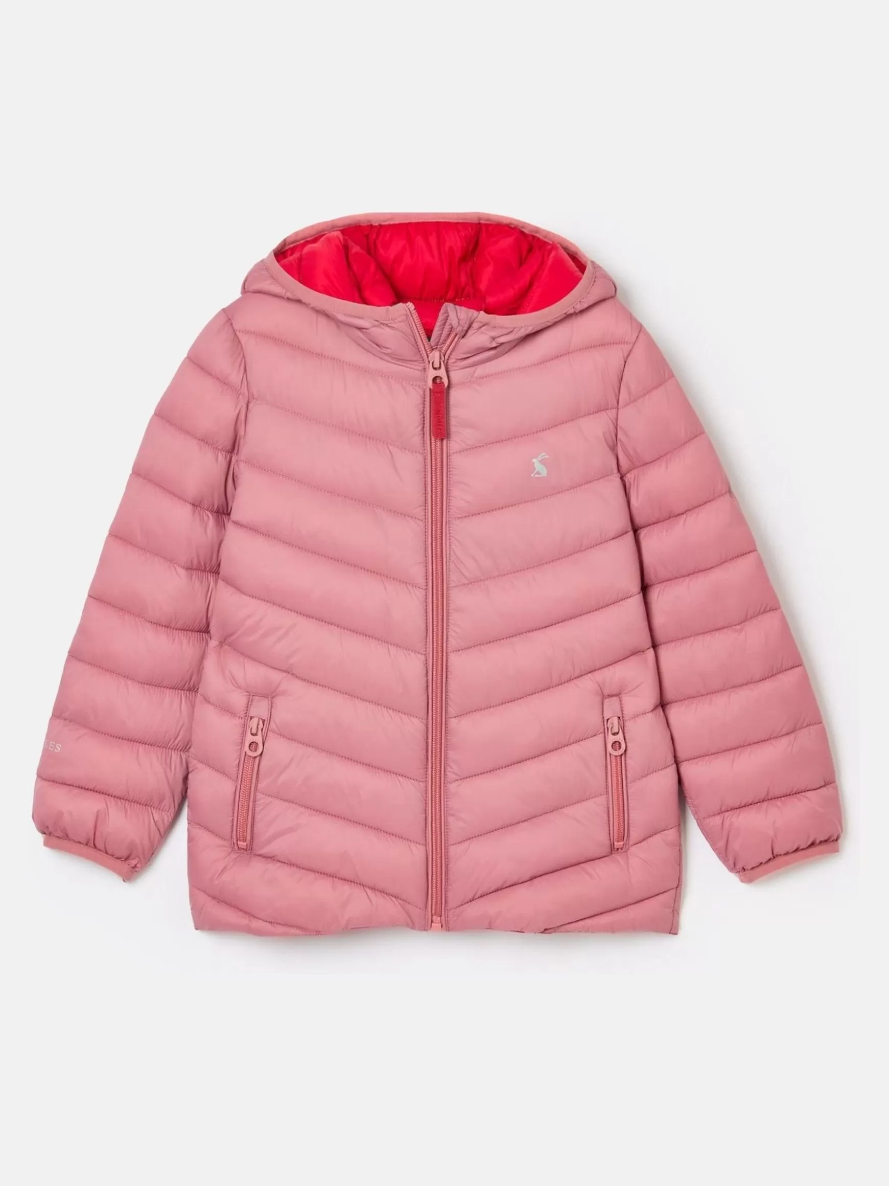 Girls' Kinnaird Light Pink Showerproof Padded Coat^Joules Cheap