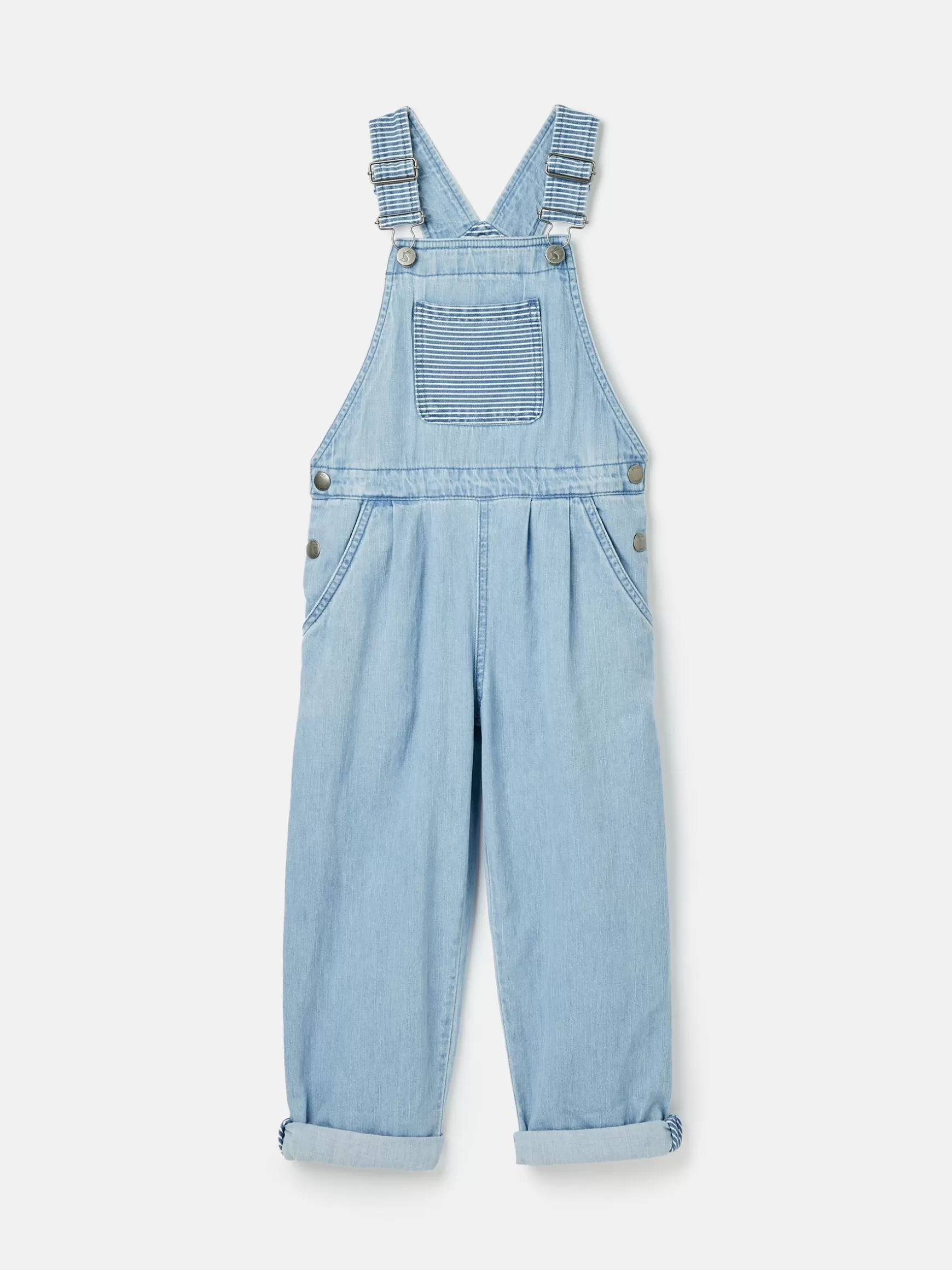 Girls' Madeline Chambray Hotch Potch Dungarees^Joules Best