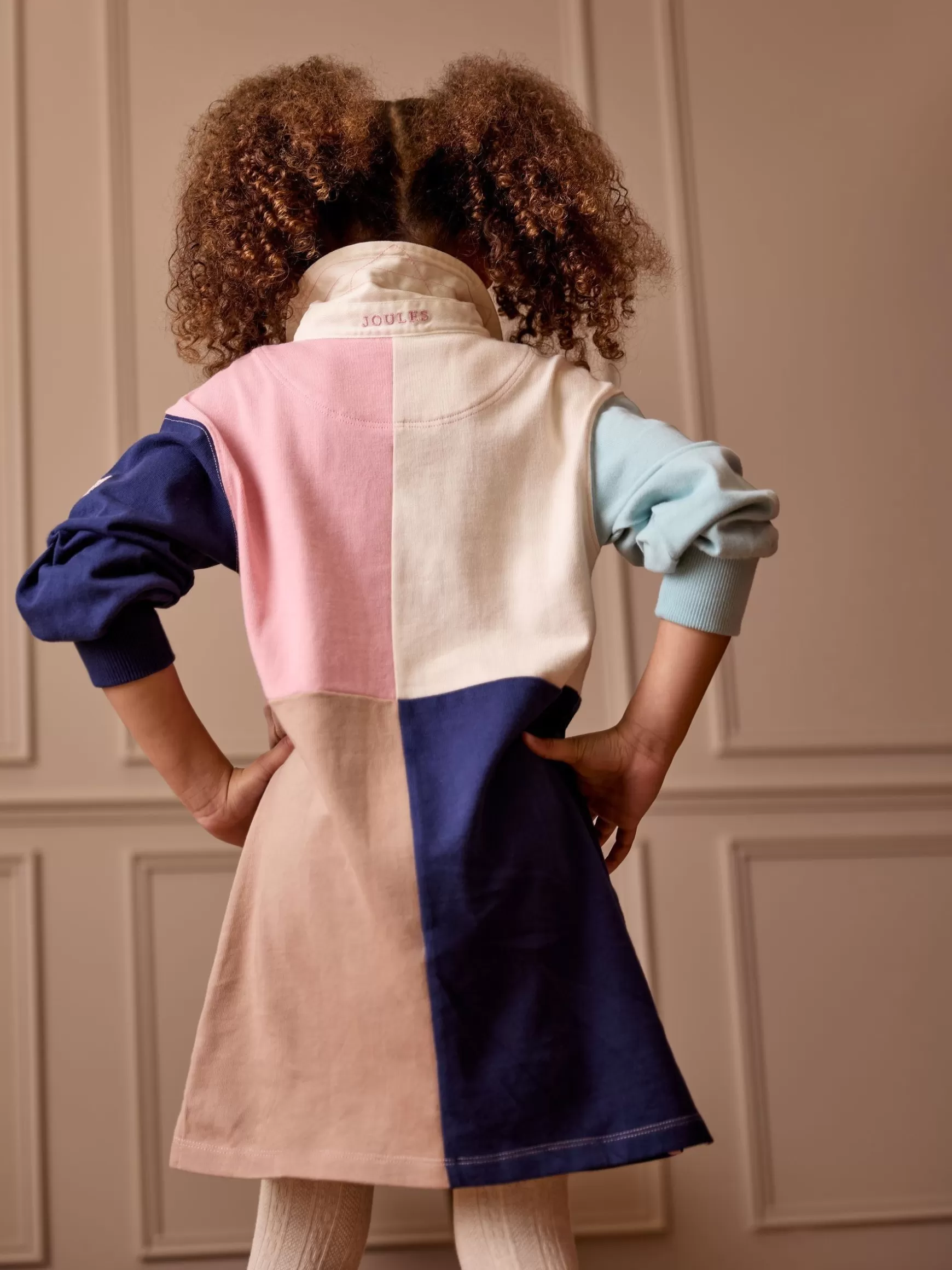 Girls' Maisie Colour Block Rugby Dress^Joules Shop