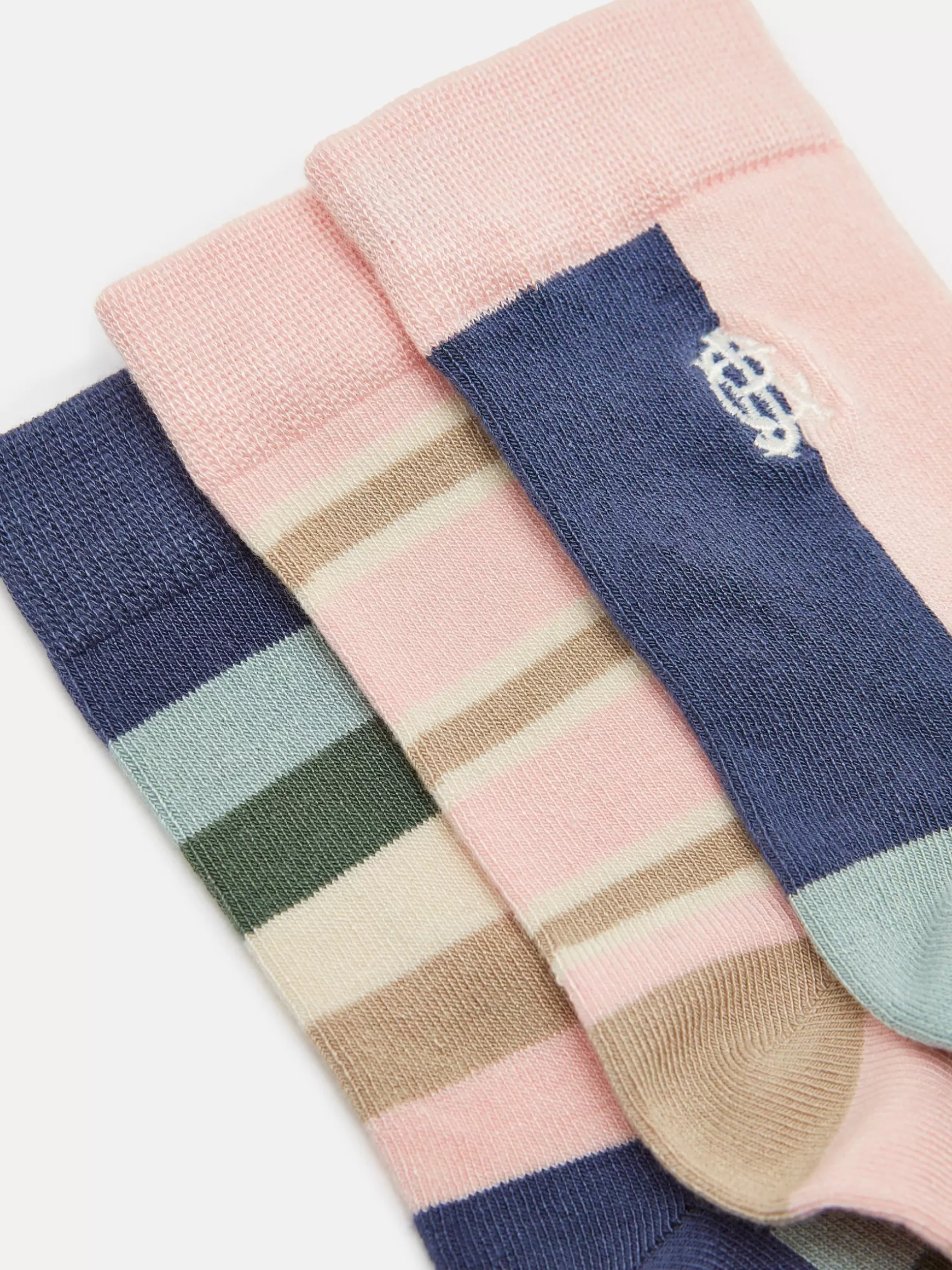 Girls' Neat Feet 3 Pack Socks^Joules Fashion