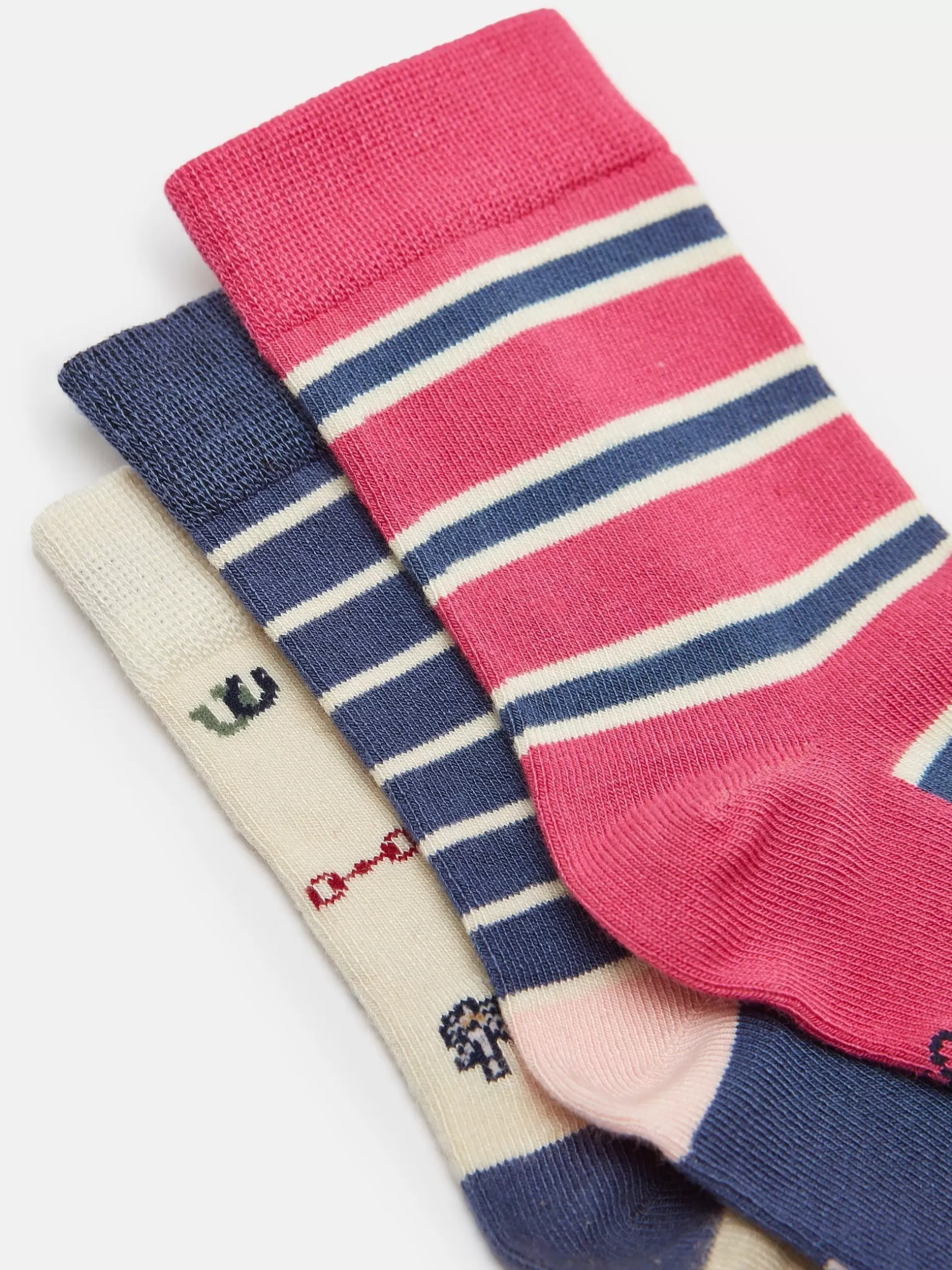 Girls' Neat Feet 3 Pack Socks^Joules Sale