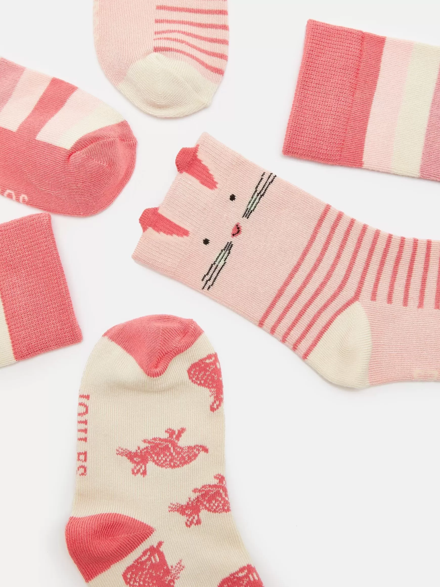 Girls' Neat Feet 3 Pack Socks^Joules Outlet