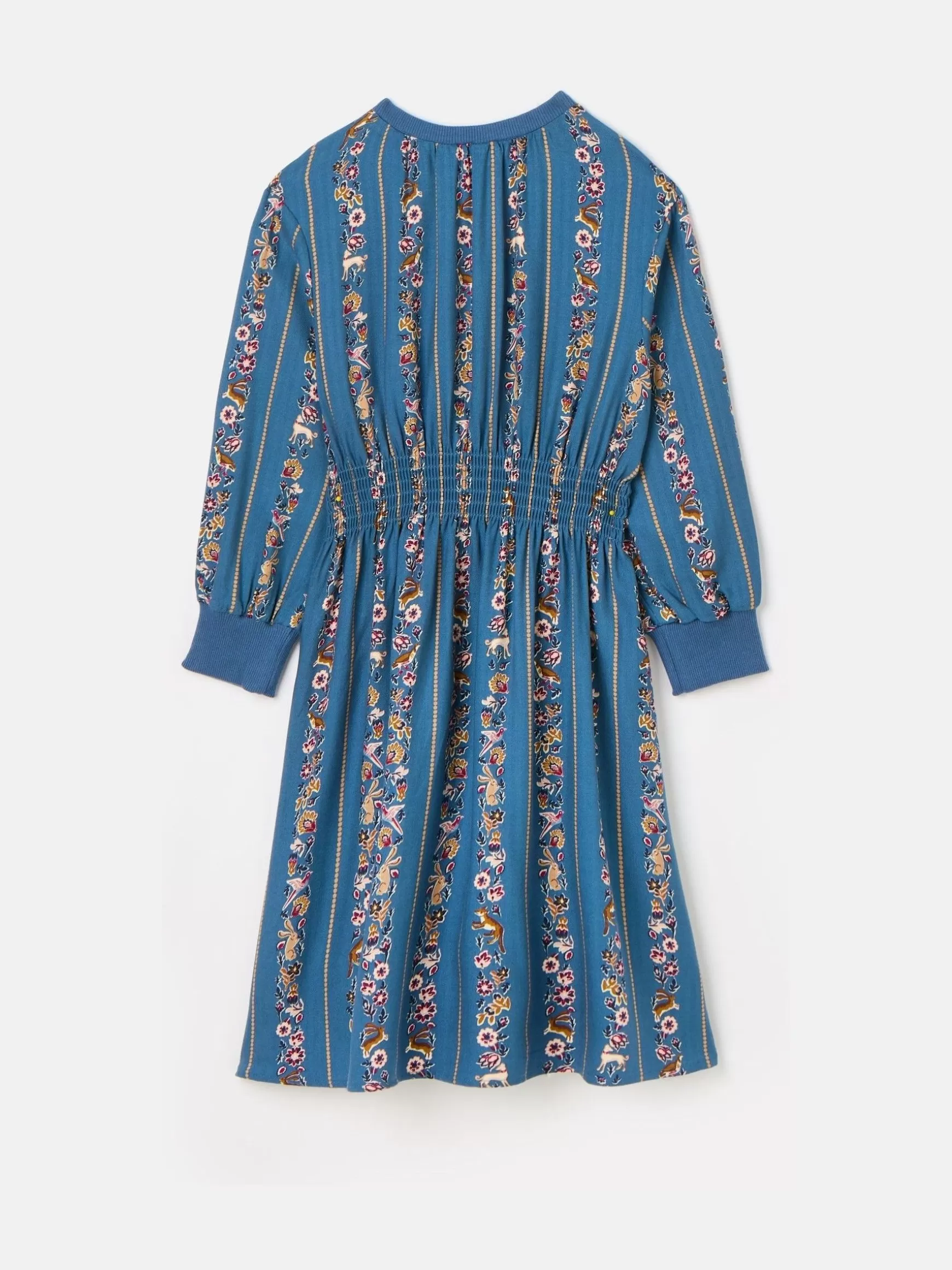 Girls' Odelia Blue Animals Print Printed Dress^Joules Shop