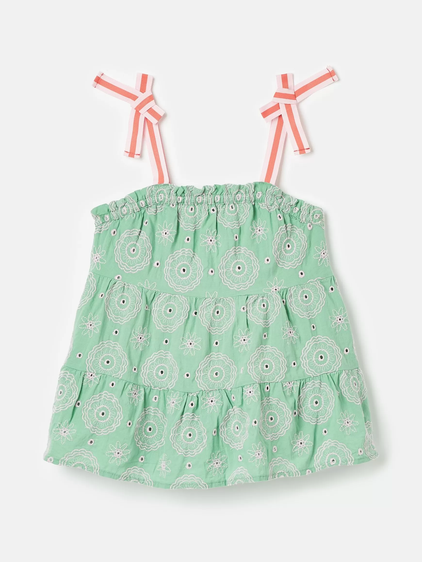 Girls' Playtime Tiered Woven Top^Joules Outlet