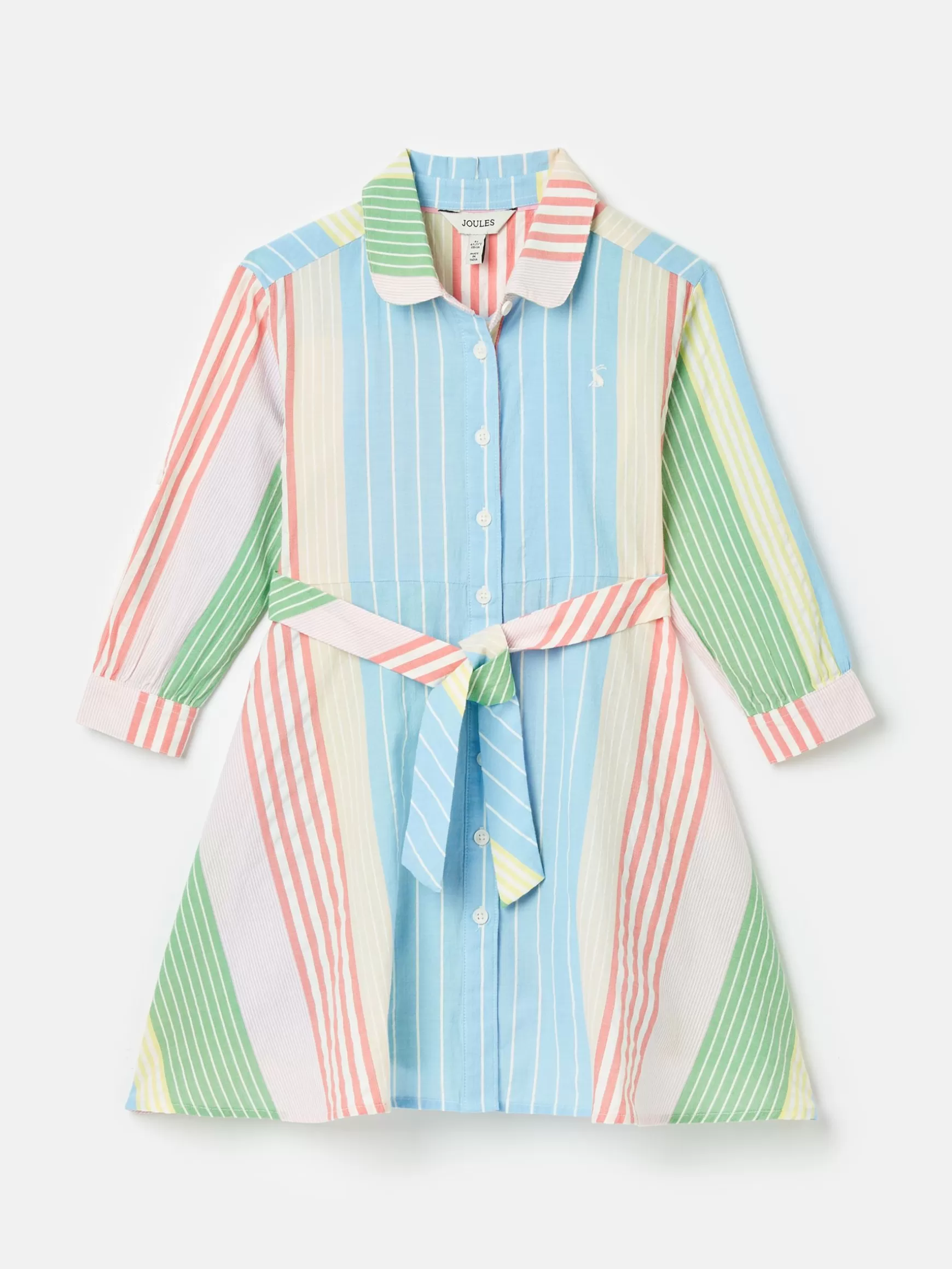 Girls' Summertime Multi Stripe Woven Shirt Dress^Joules Sale