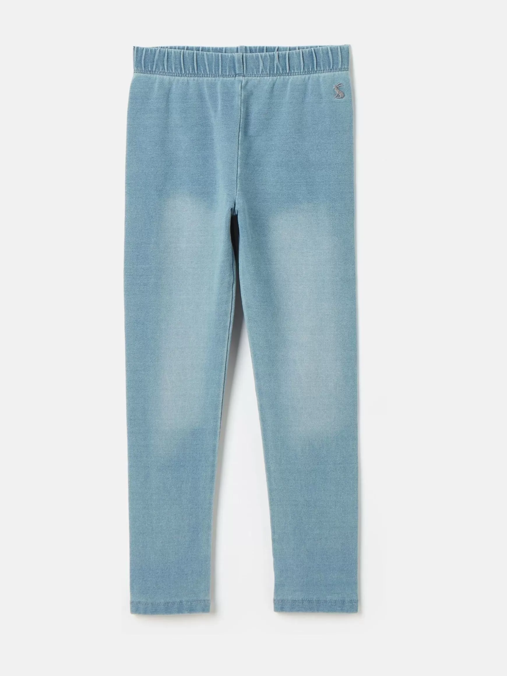 Girls' Trot Denim Light Wash Jersey Denim Jodphur-Style Leggings^Joules Best Sale