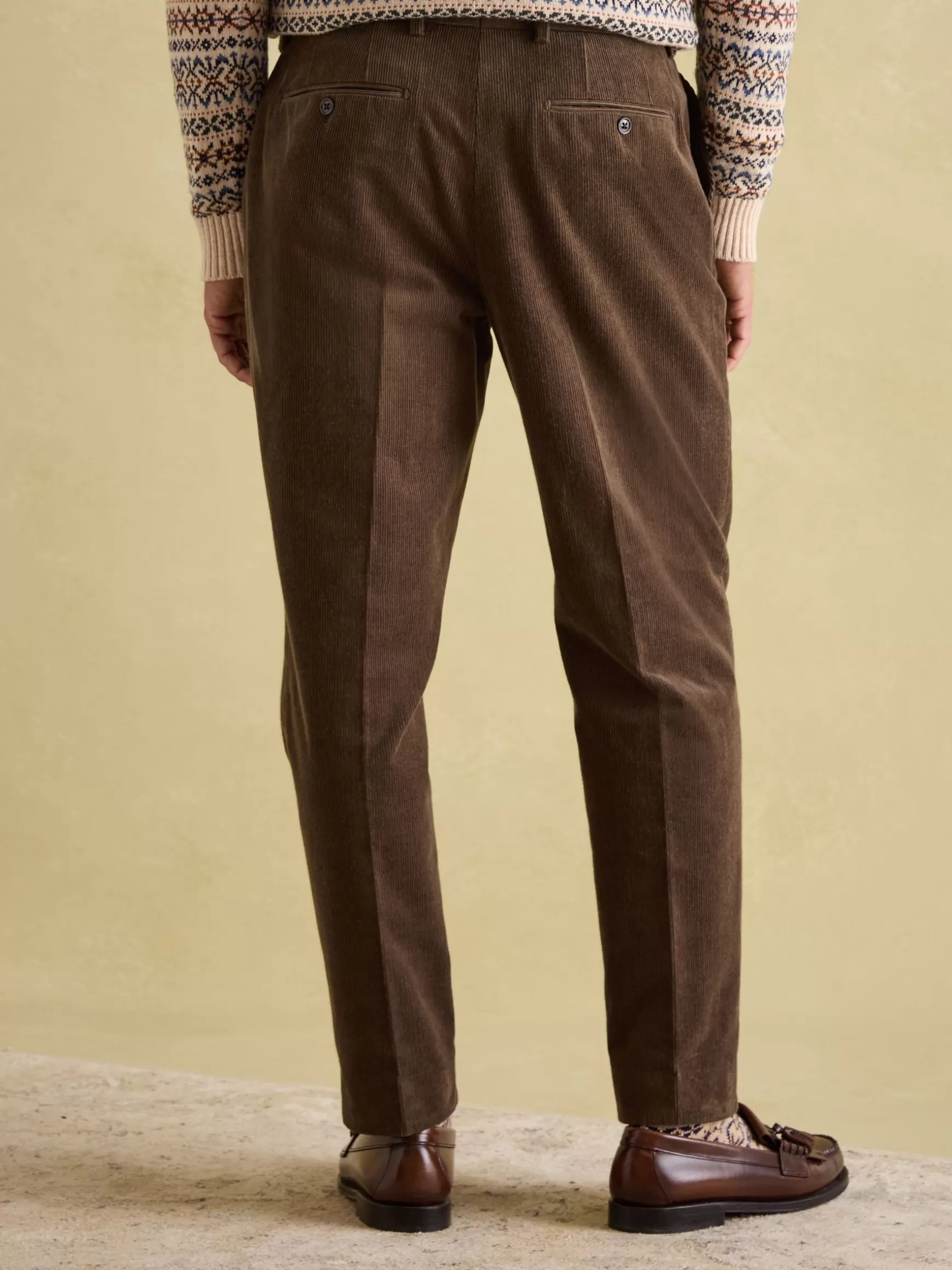 Corduroy Slim Fit Suit Trousers^Joules New