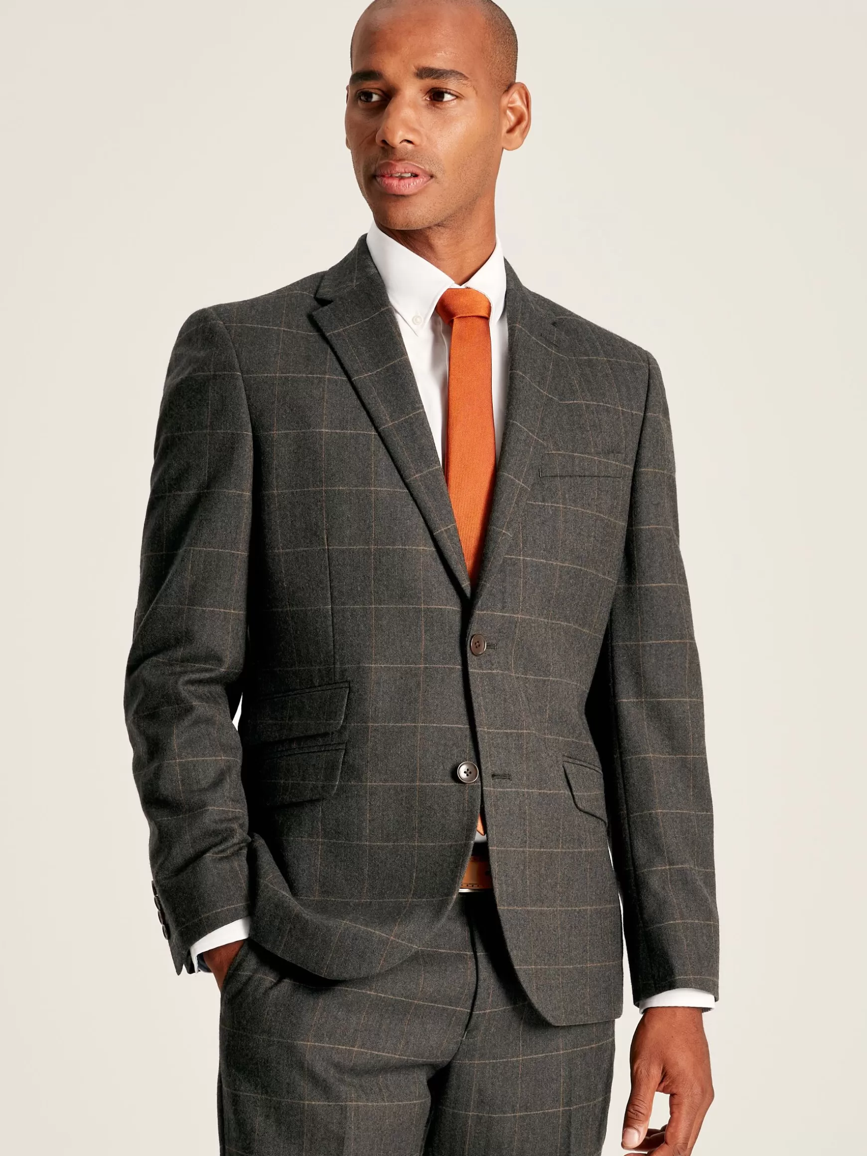 Window Pane Check Slim Fit Suit Jacket^Joules Outlet