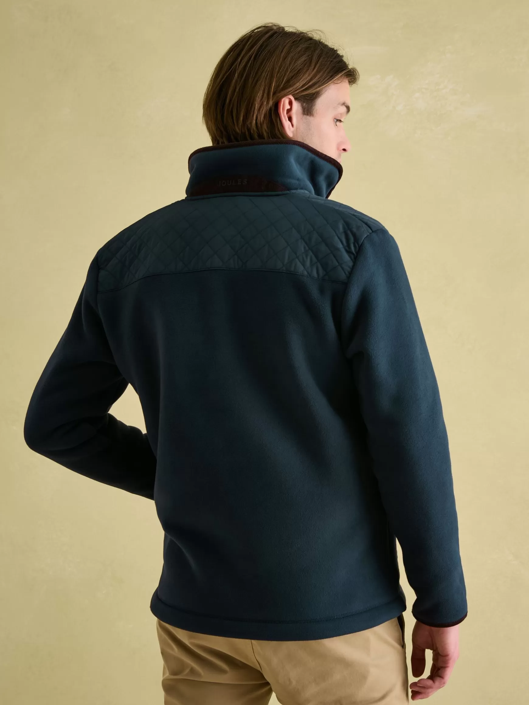 Greenfield Navy Blue Full Zip Fleece Jacket^Joules Best Sale