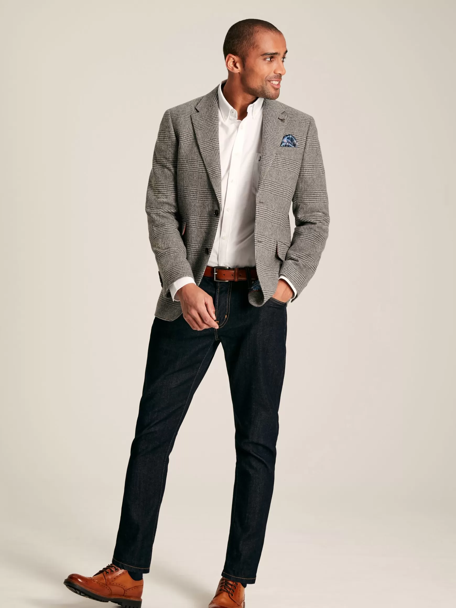 Prince of Wales Check Slim Fit Blazer^Joules Cheap