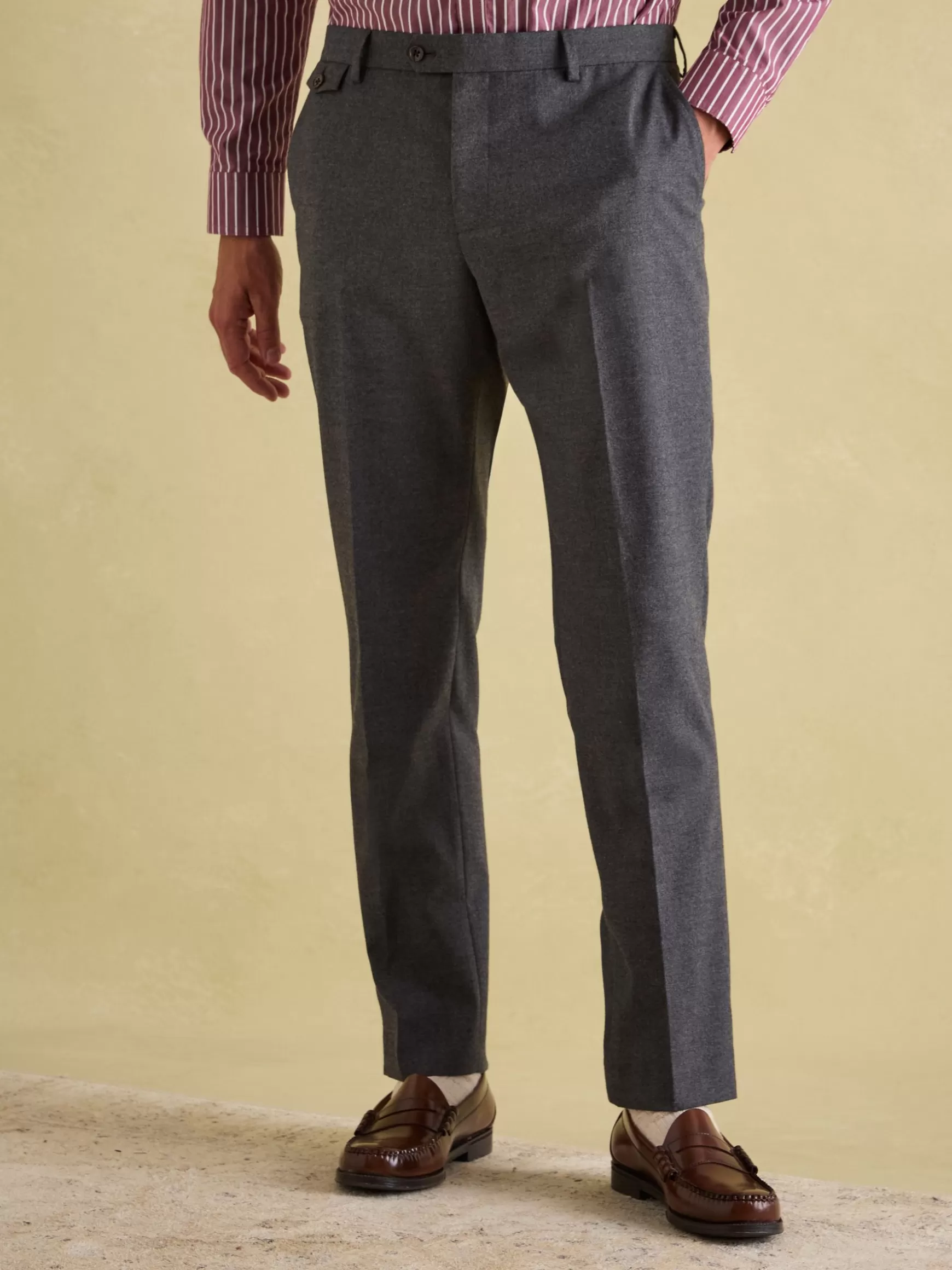 Slim Fit Flannel Suit Trousers^Joules Best Sale