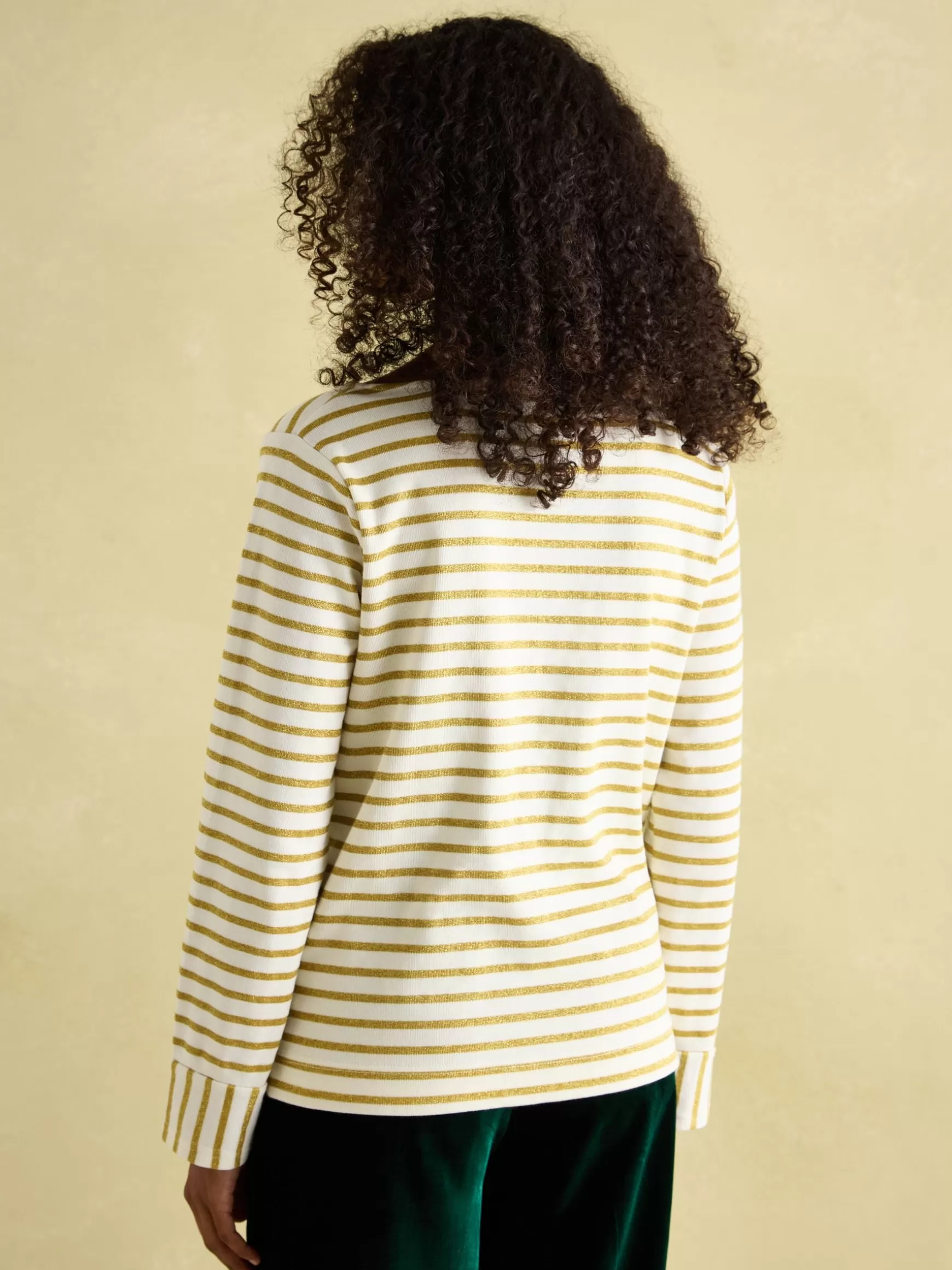 Harbour V-Neck Jersey Top^Joules Discount